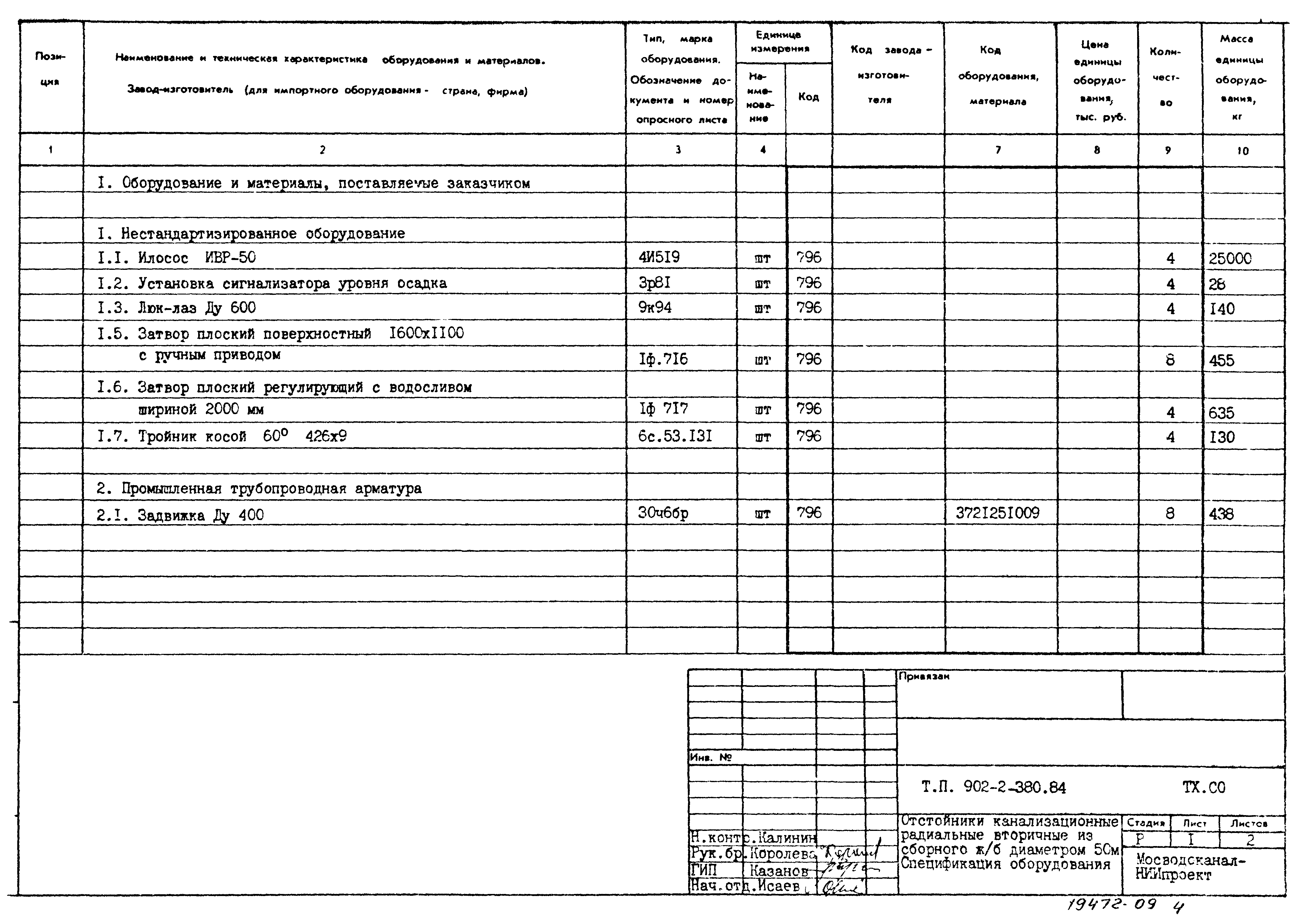 Типовой проект 902-2-380.84