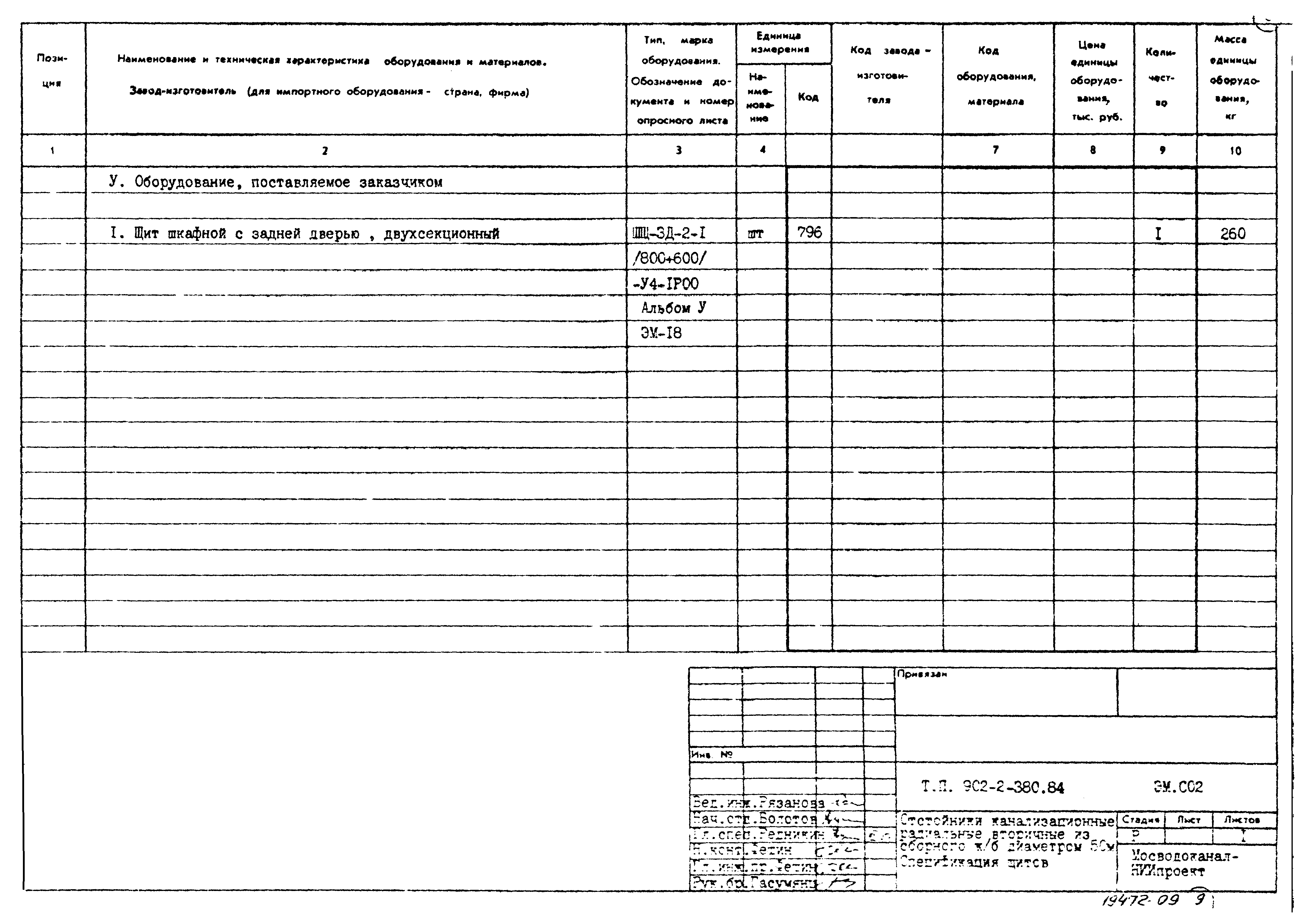 Типовой проект 902-2-380.84