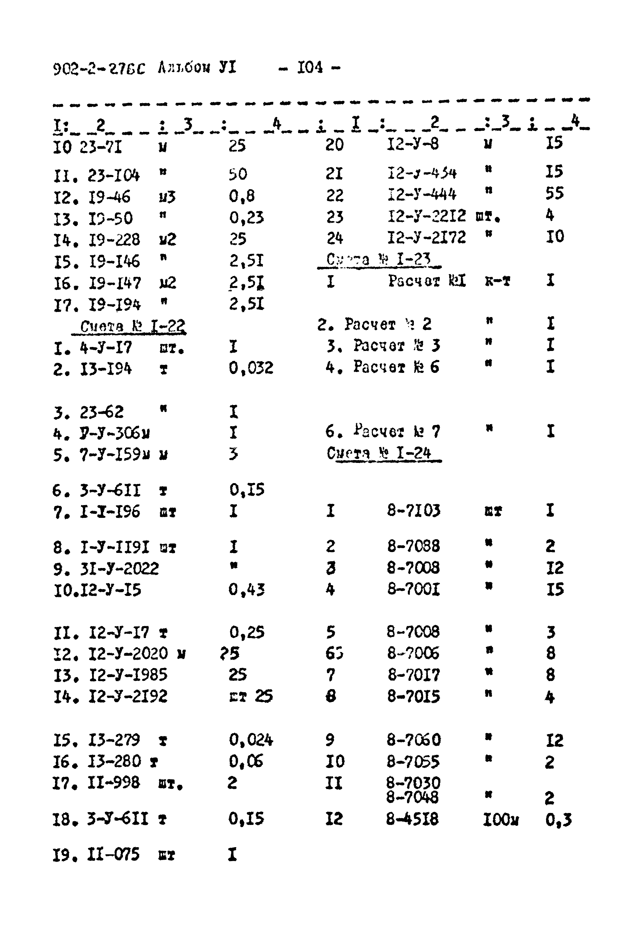 Типовой проект 902-2-276с