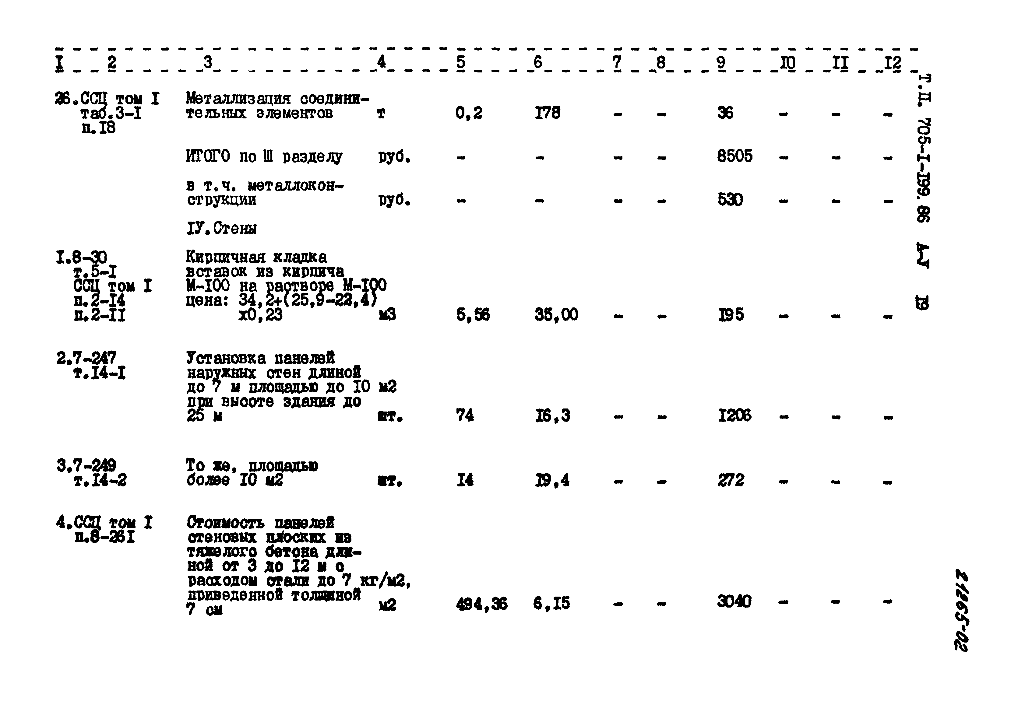 Типовой проект 705-1-199.86