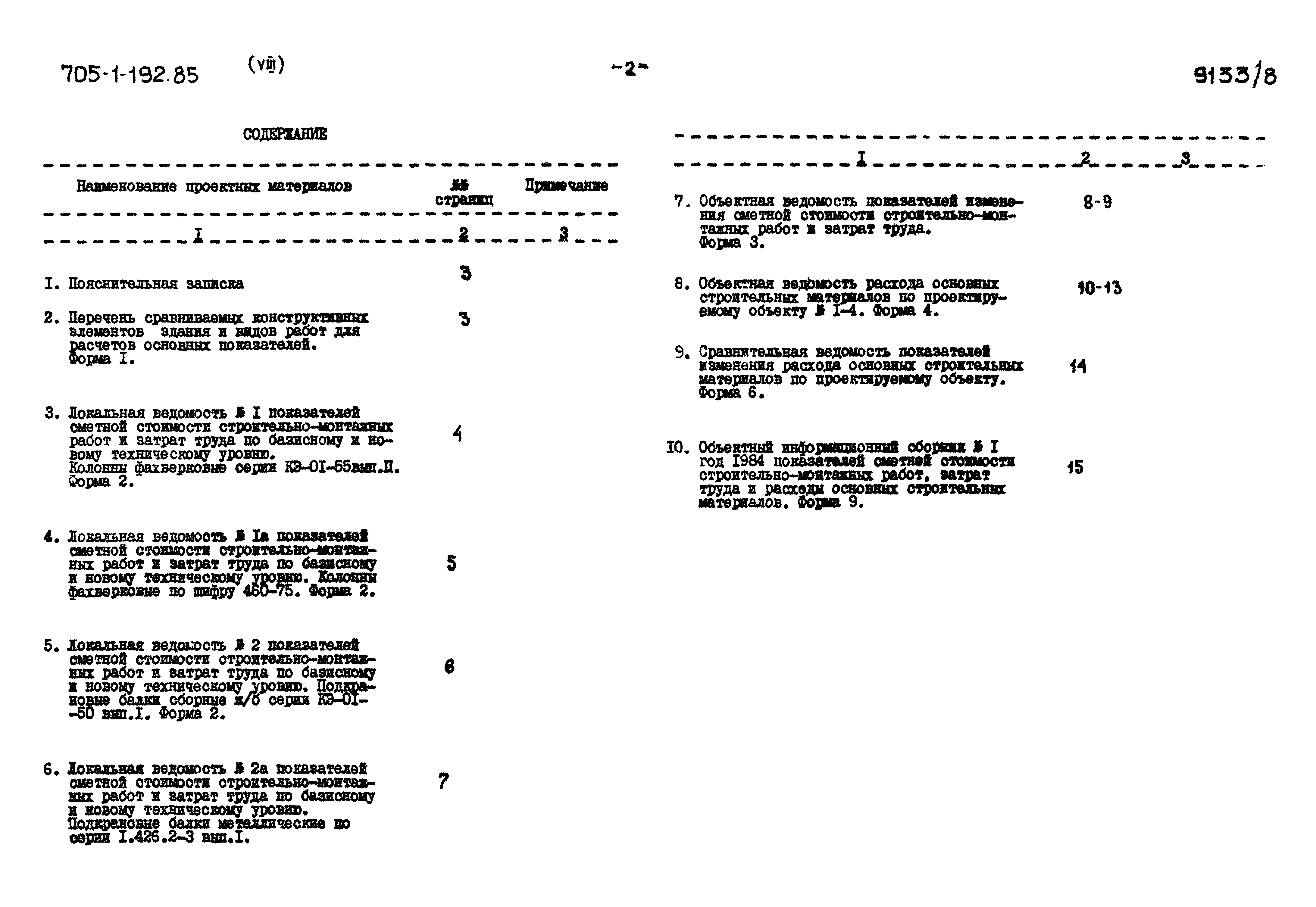 Типовой проект 705-1-192.85