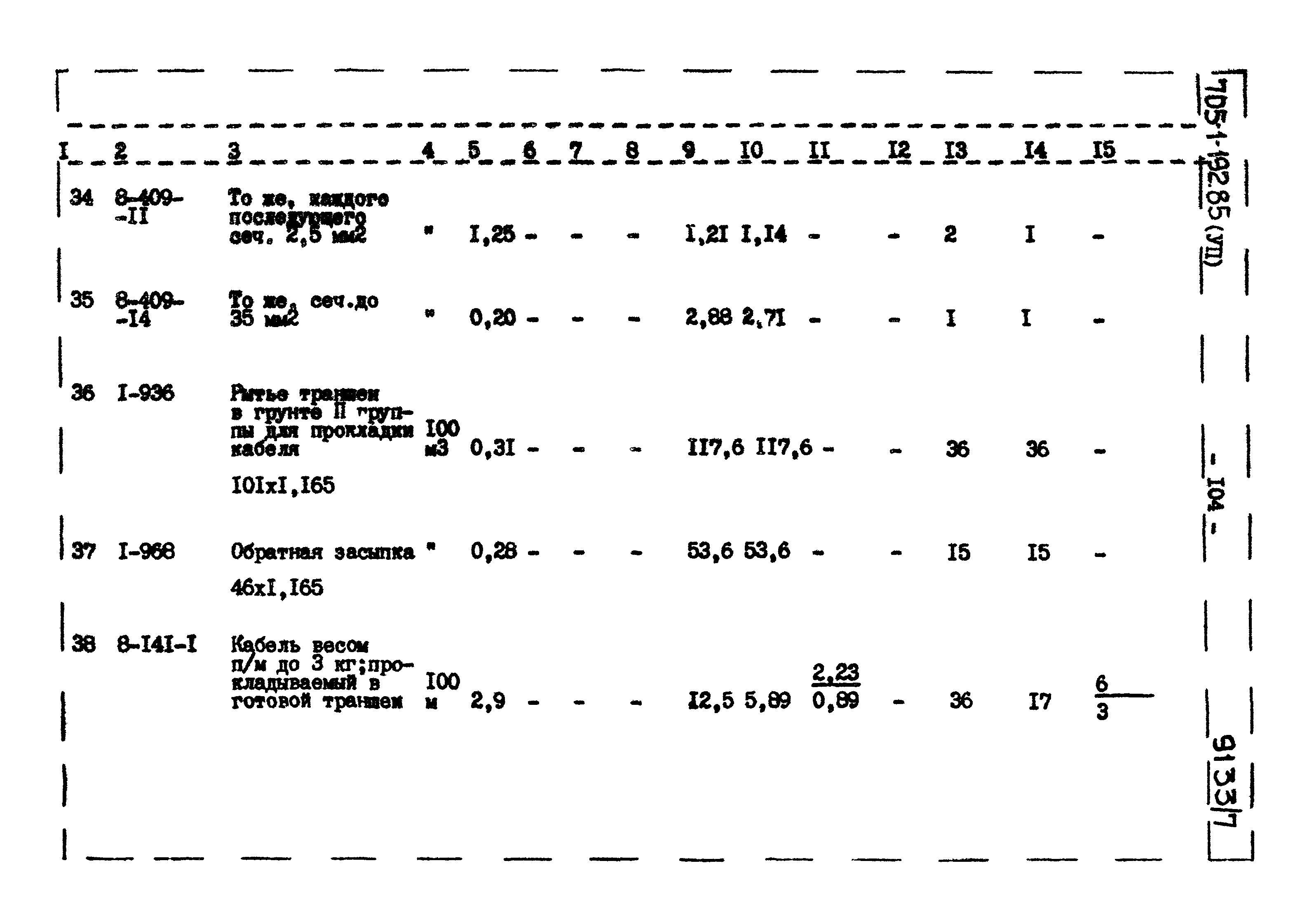 Типовой проект 705-1-192.85