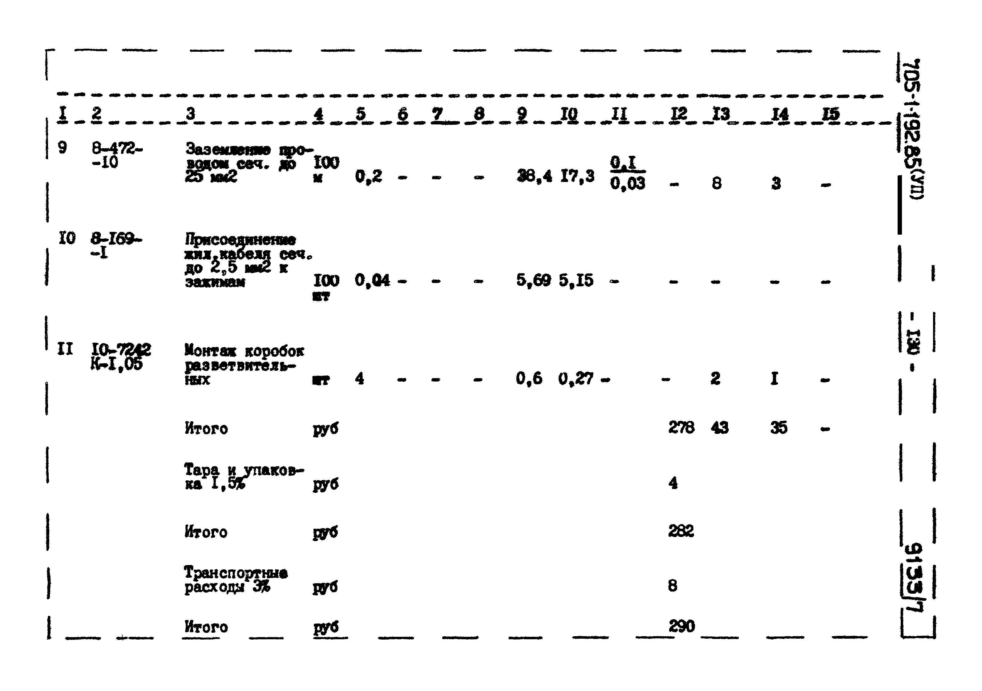 Типовой проект 705-1-192.85