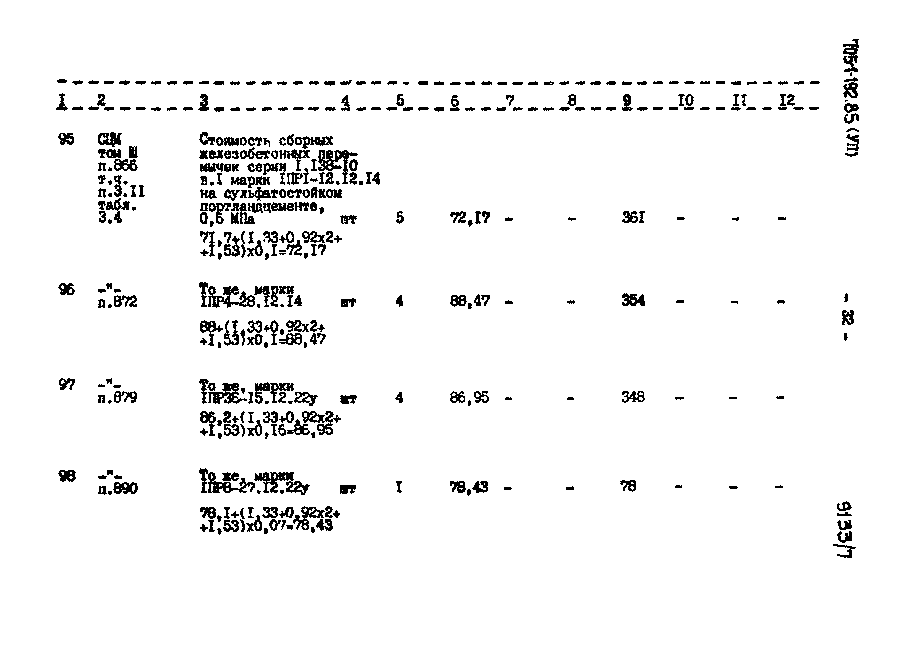 Типовой проект 705-1-192.85