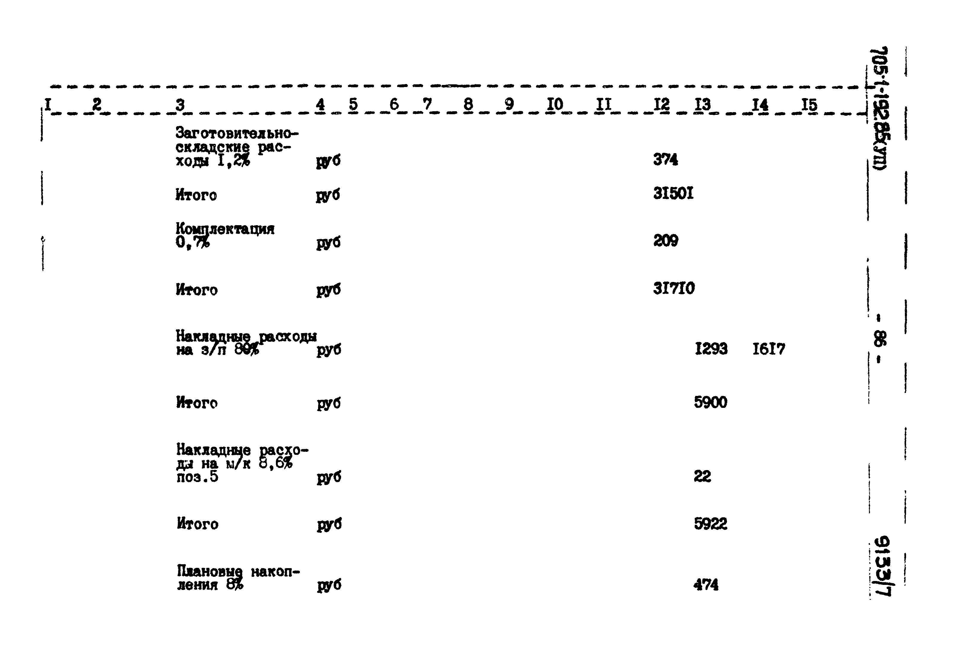 Типовой проект 705-1-192.85