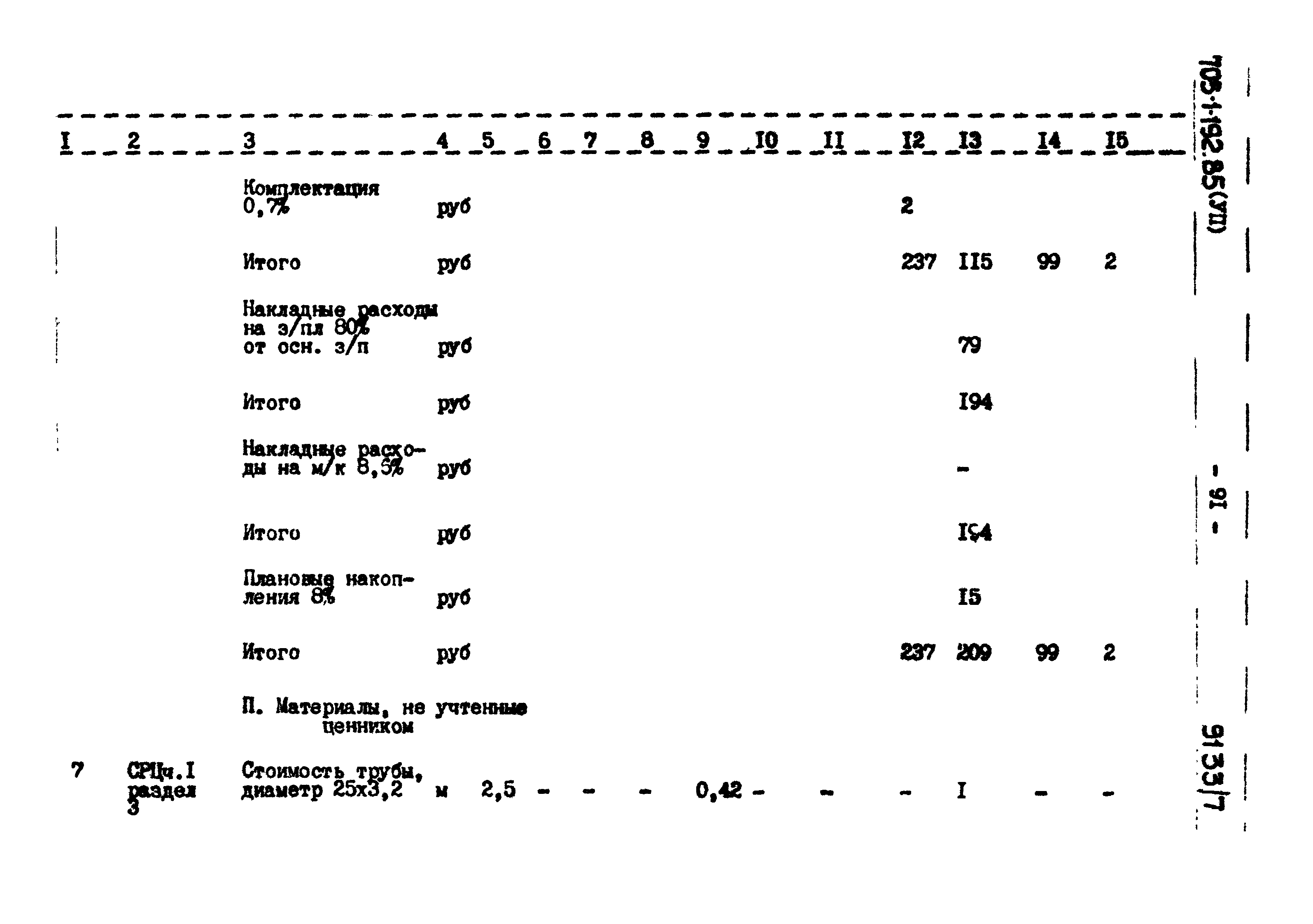 Типовой проект 705-1-192.85