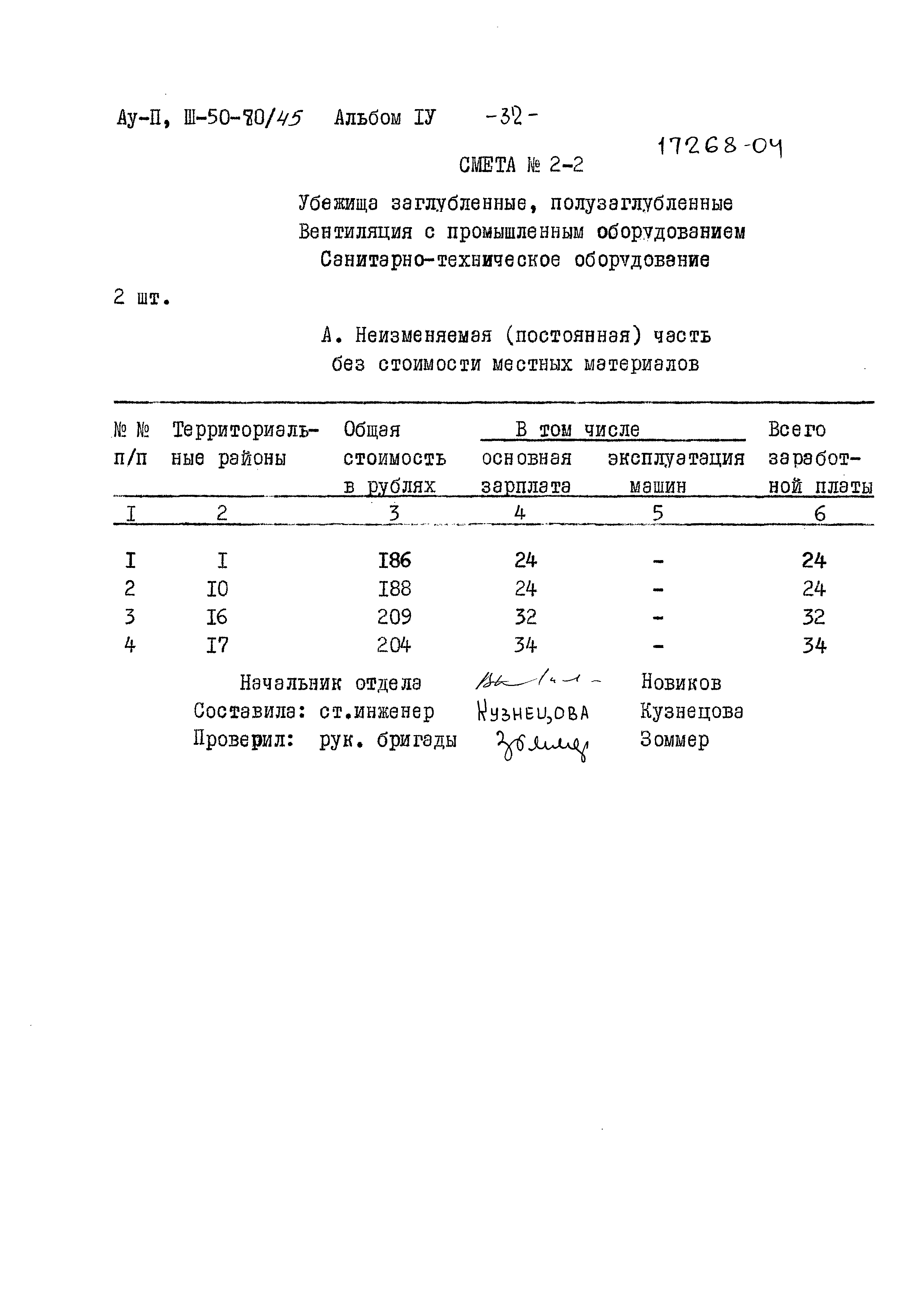 Типовой проект Ау-II,III-50-80/45