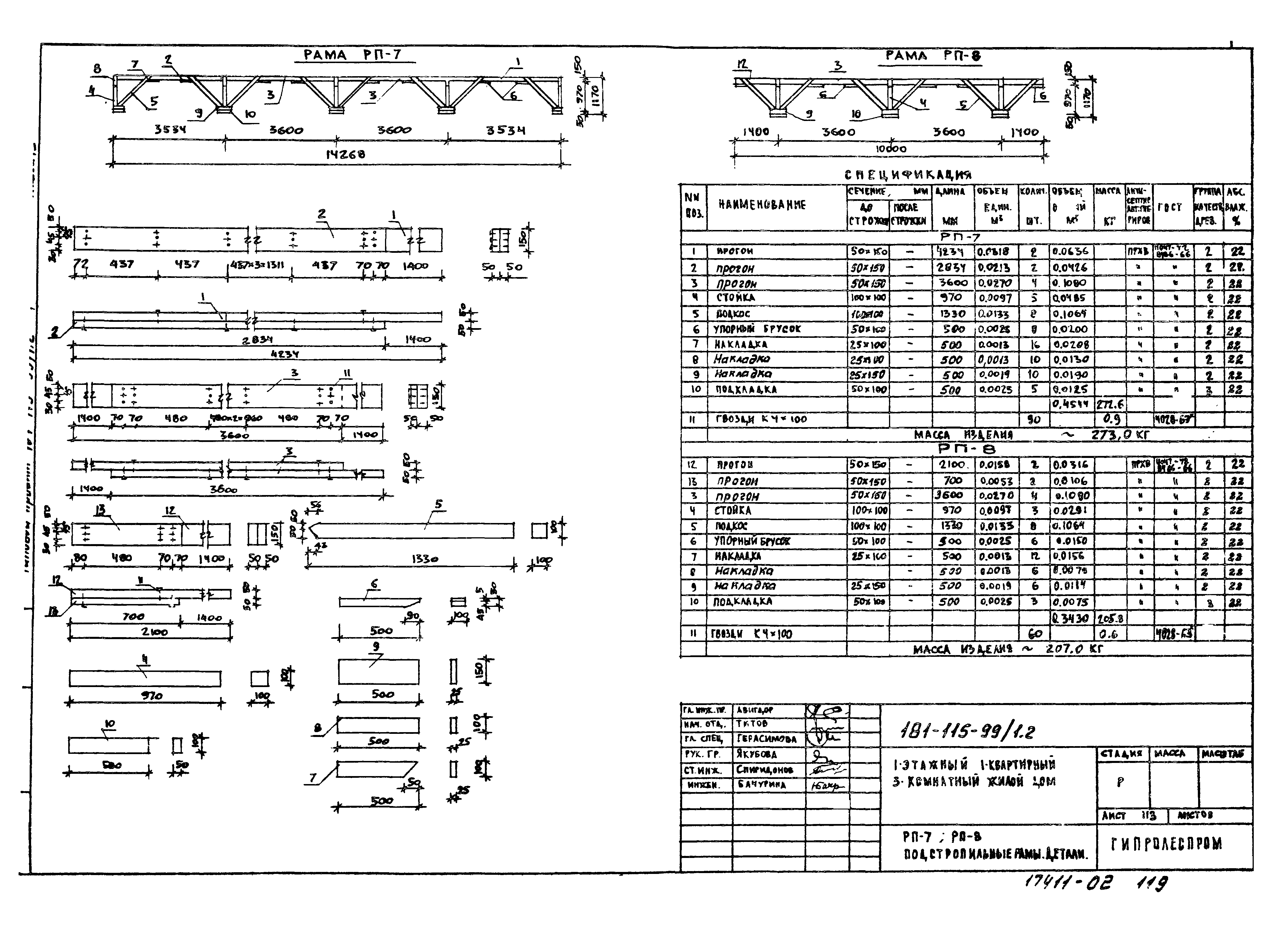 Типовой проект 181-115-99/1.2