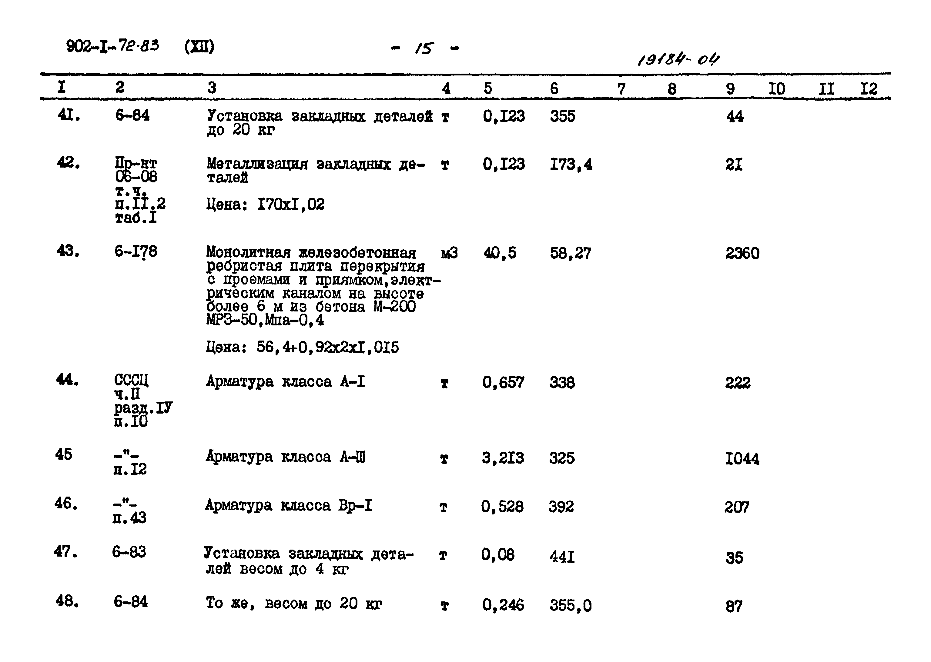 Типовой проект 902-1-72.83