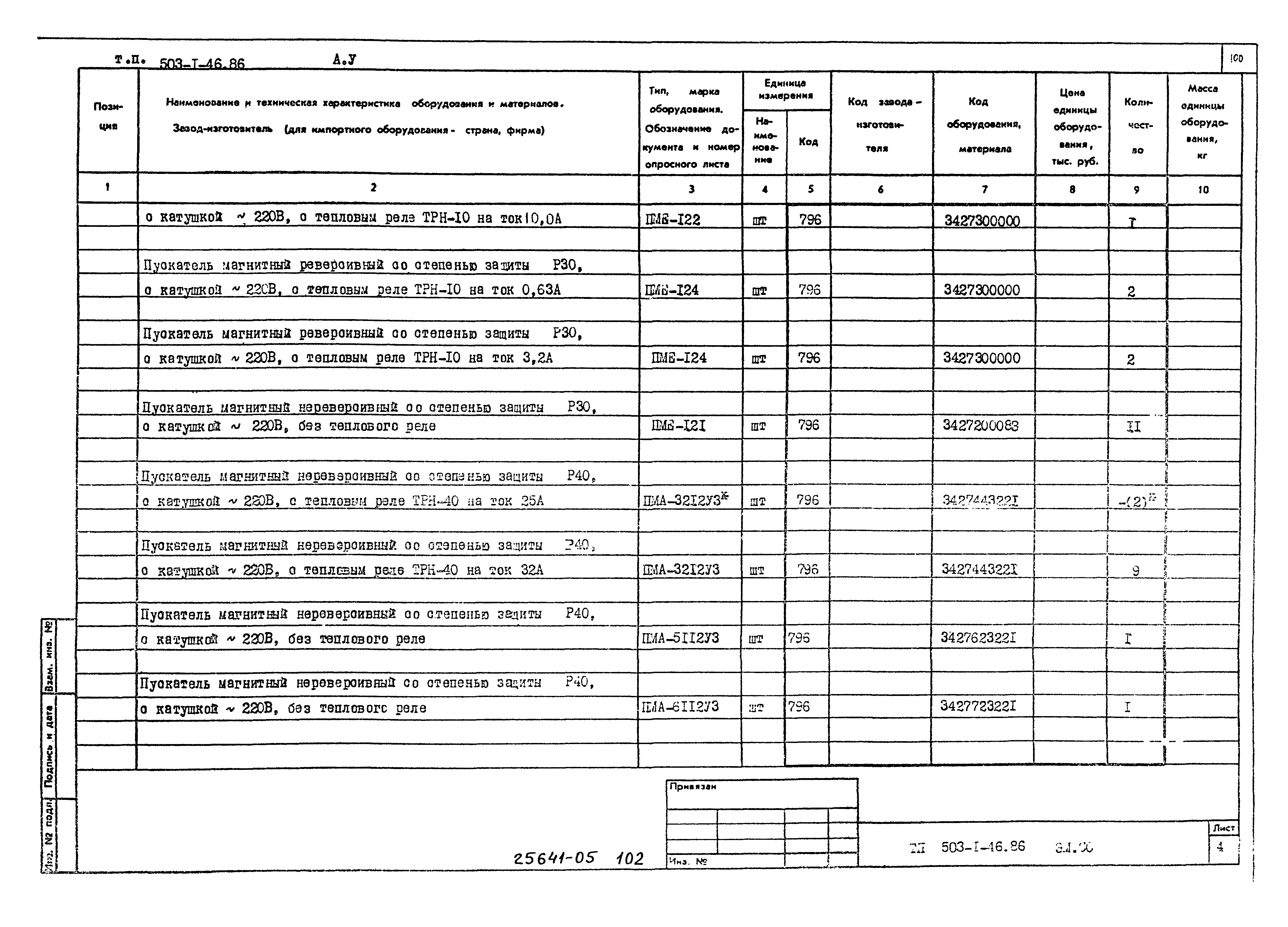 Типовой проект 503-1-46.86