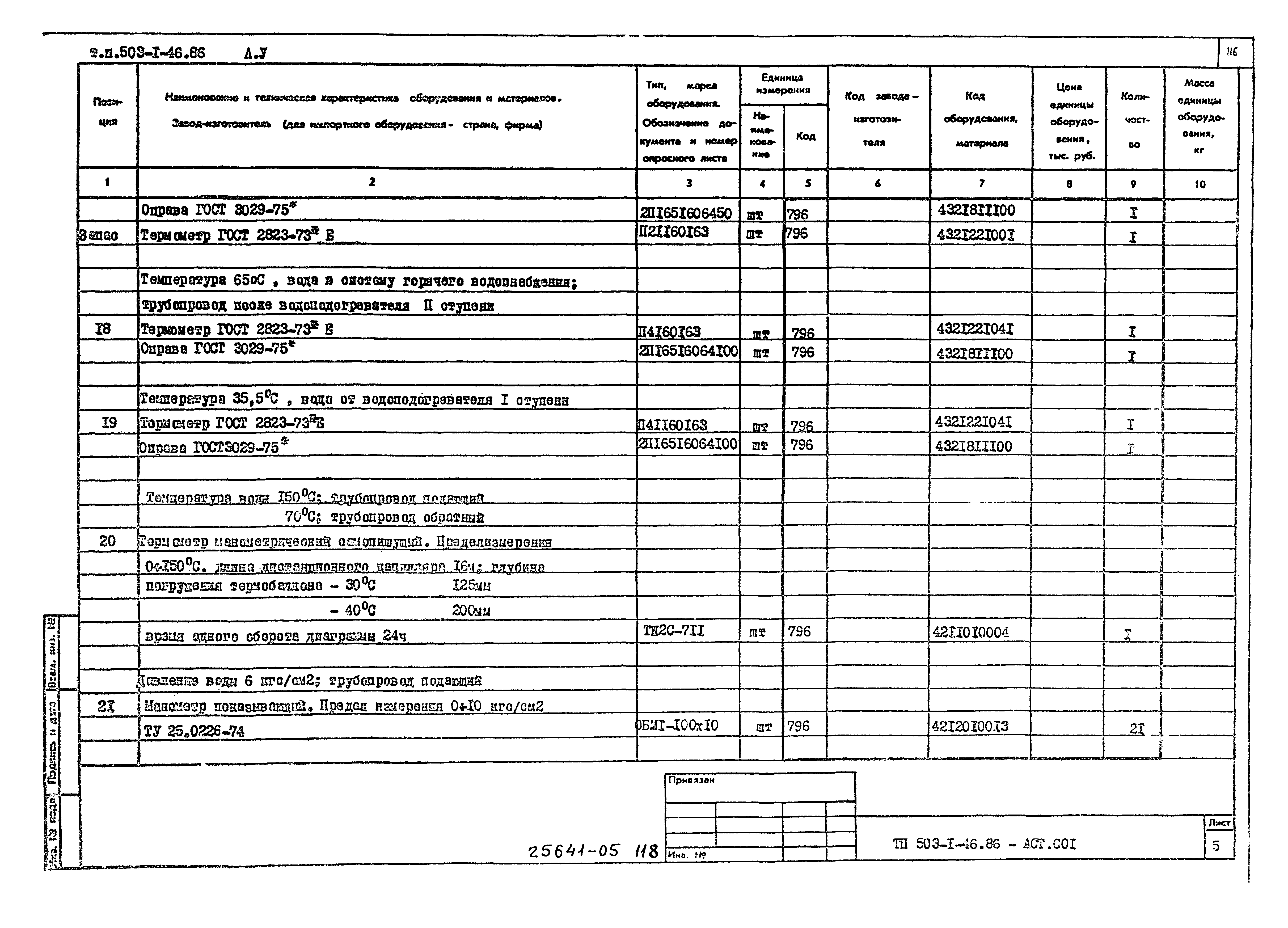 Типовой проект 503-1-46.86