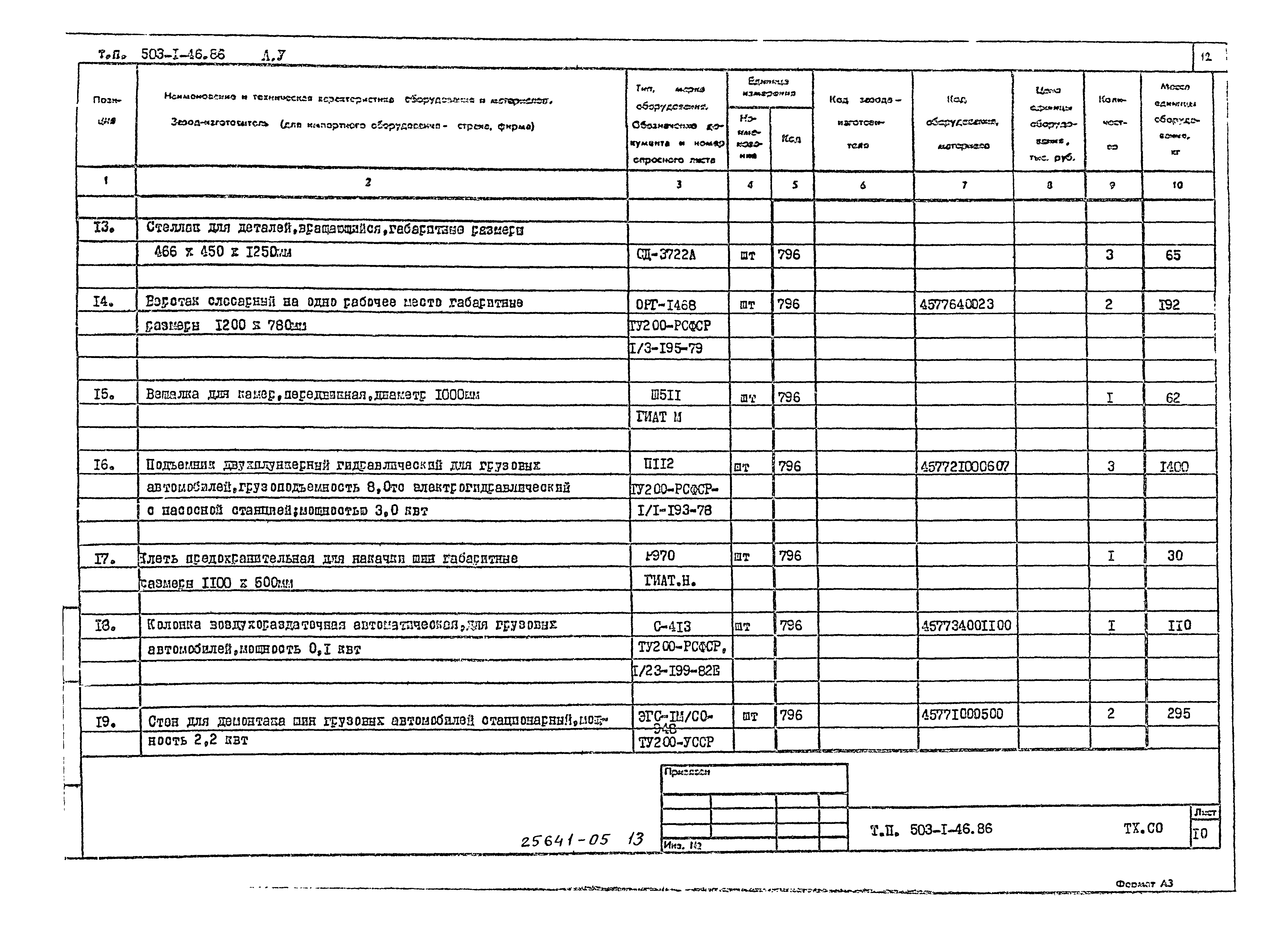 Типовой проект 503-1-46.86