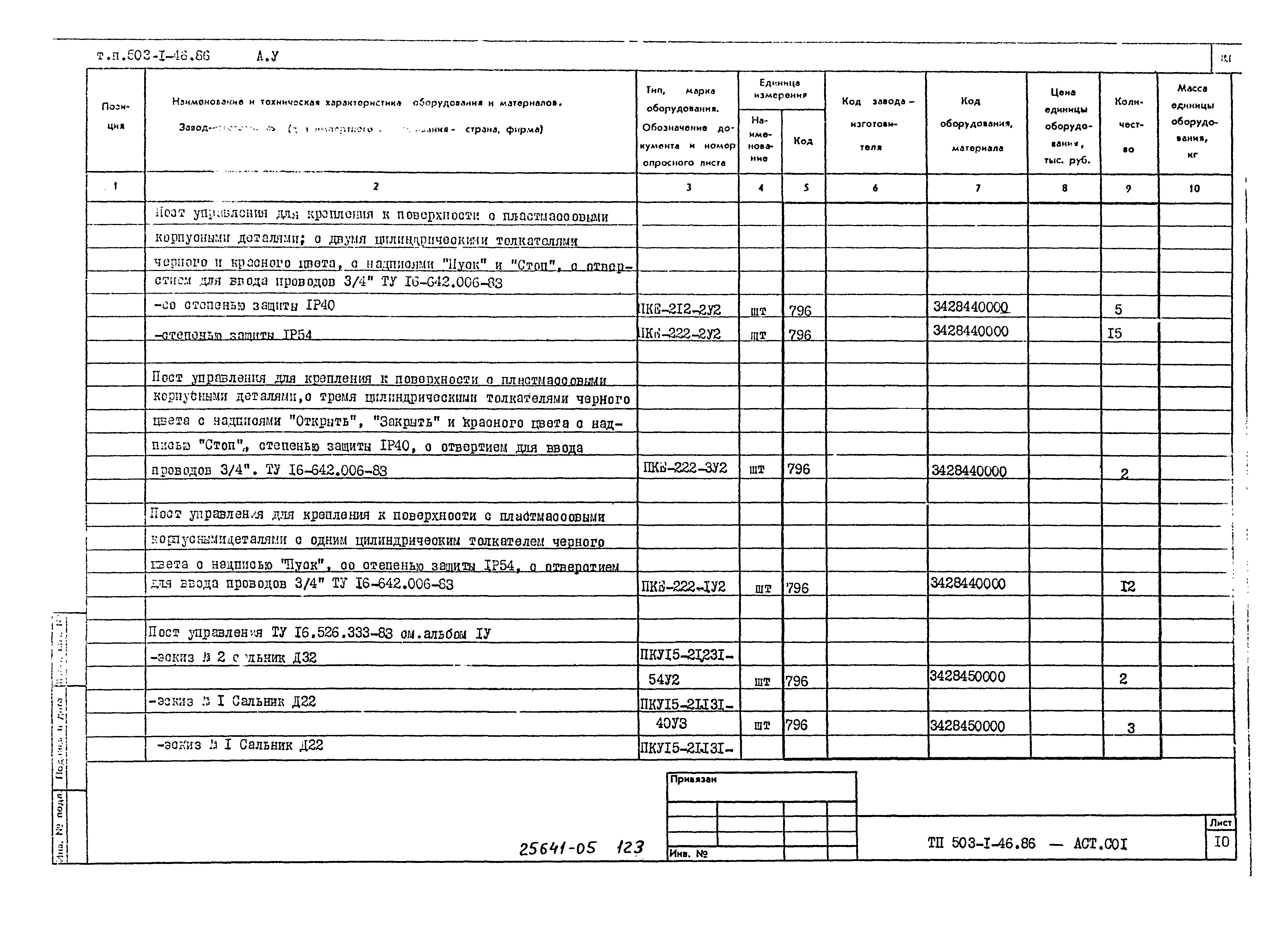 Типовой проект 503-1-46.86