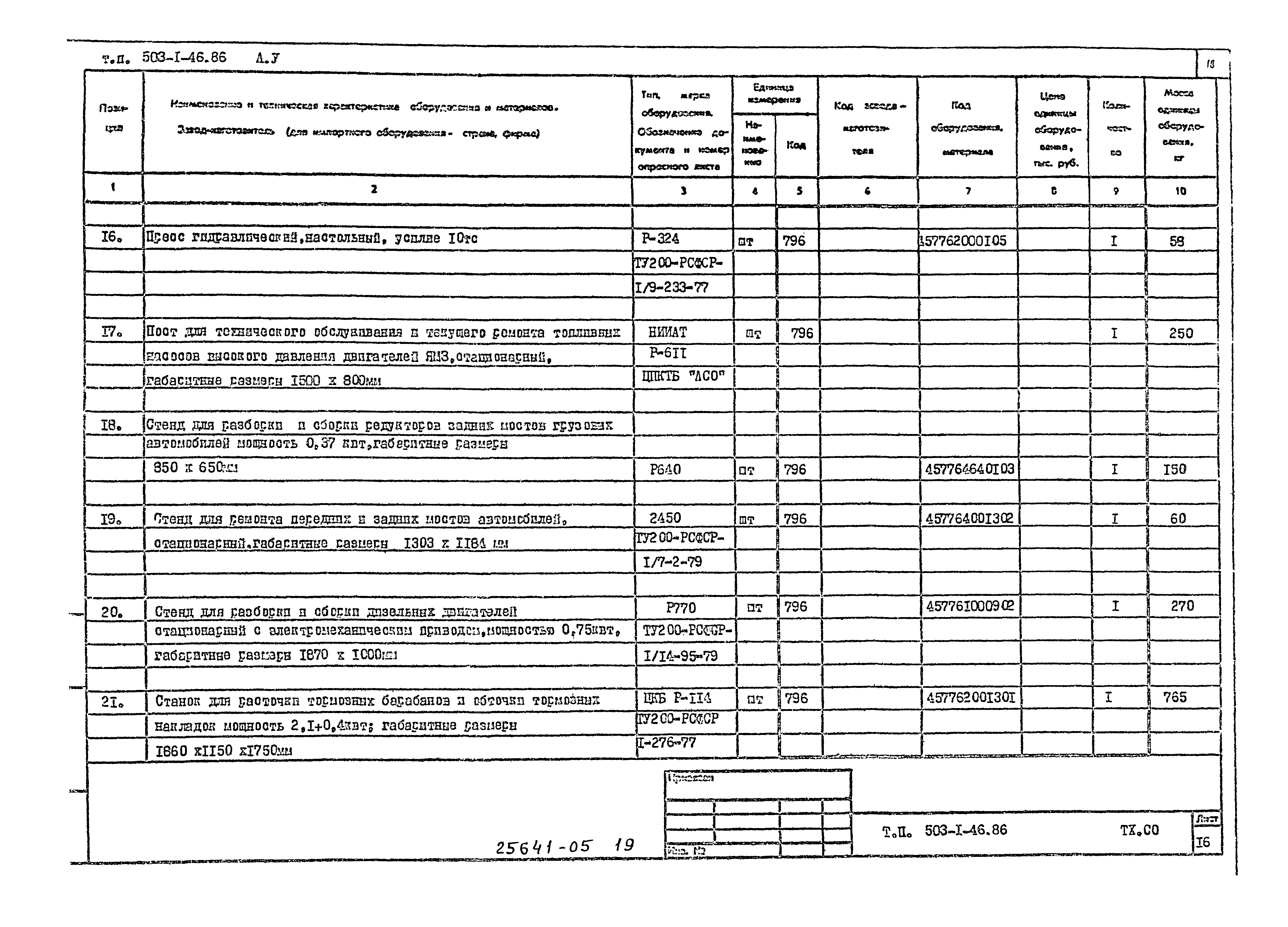 Типовой проект 503-1-46.86