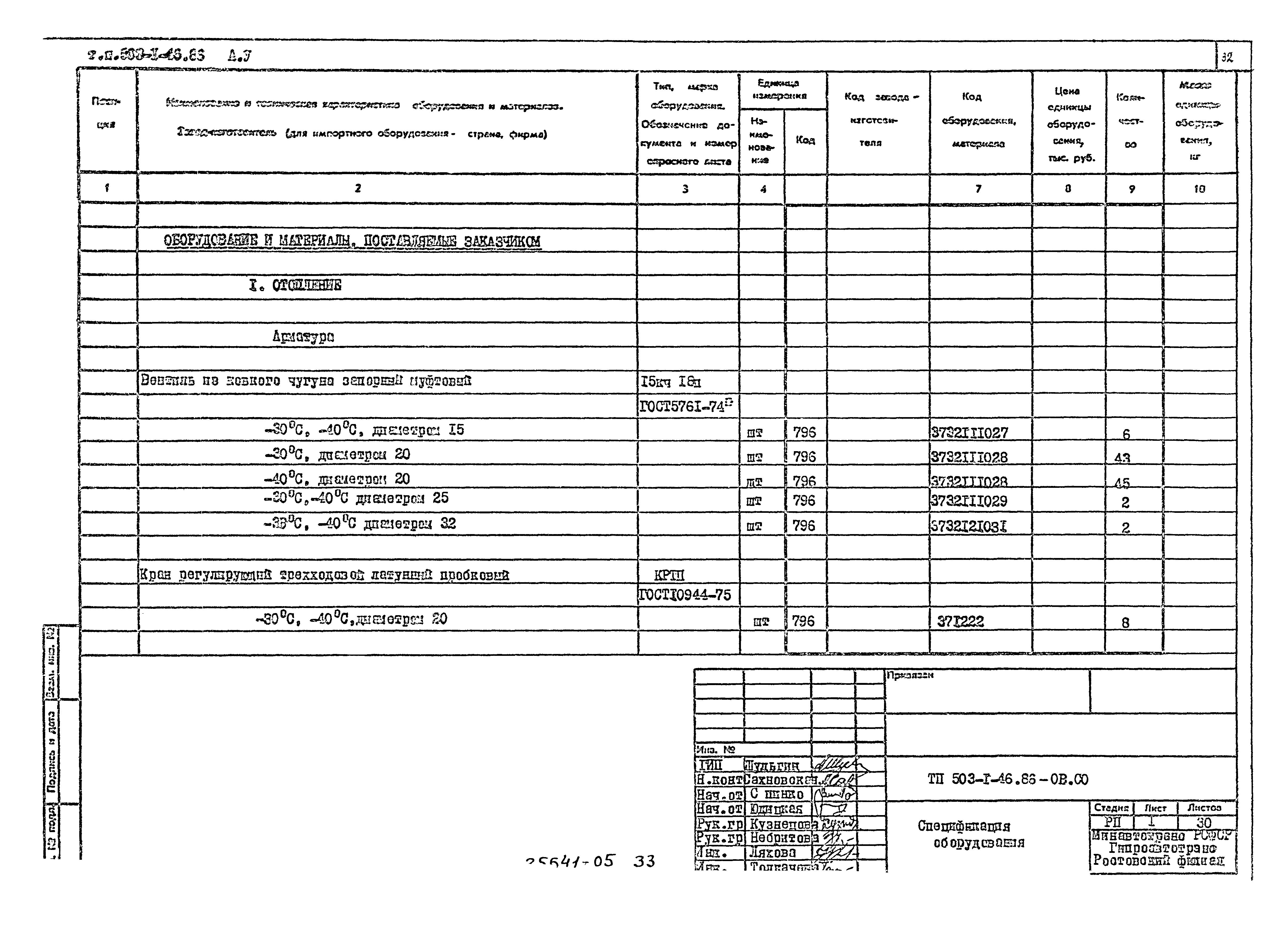 Типовой проект 503-1-46.86