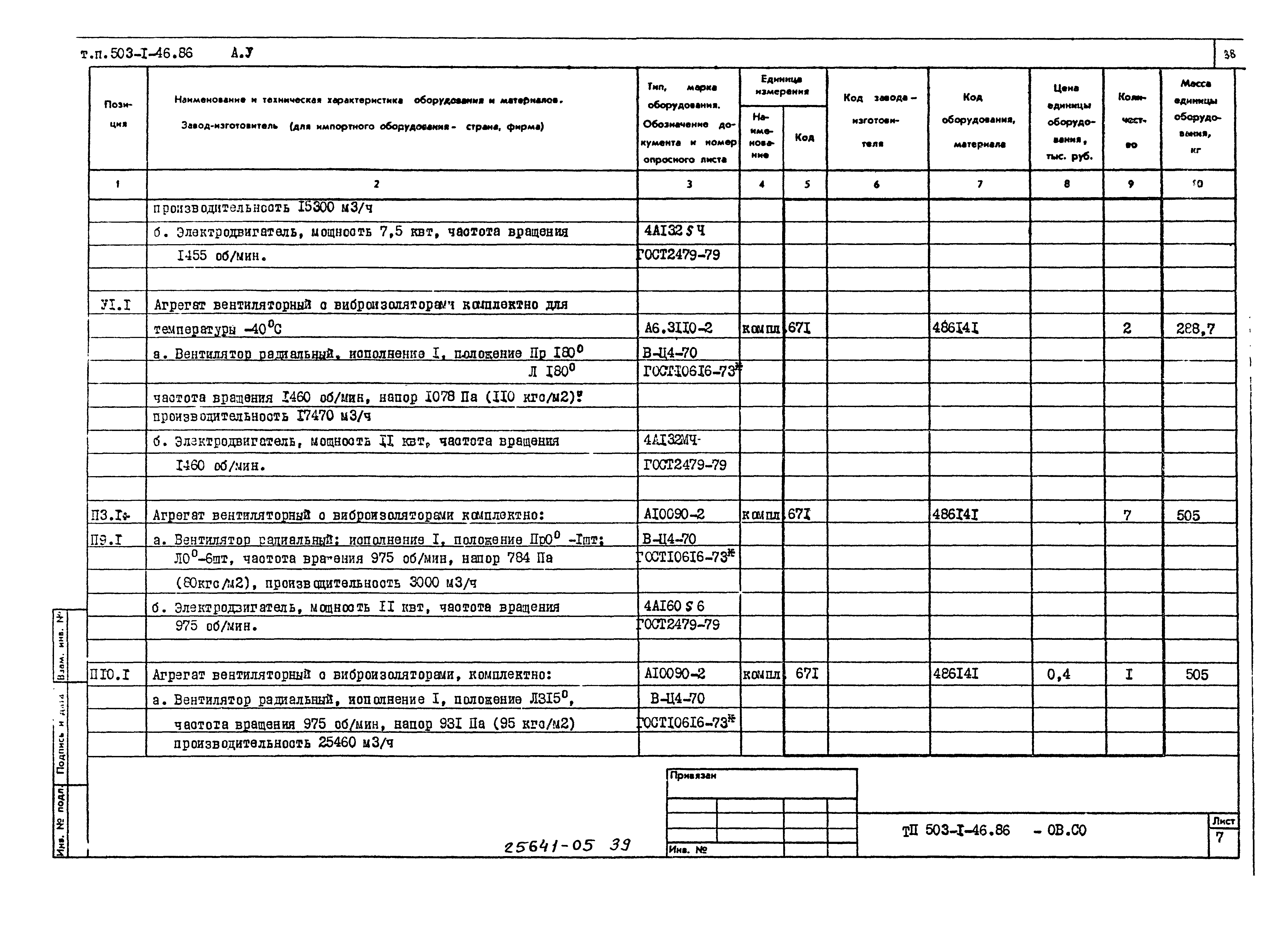 Типовой проект 503-1-46.86