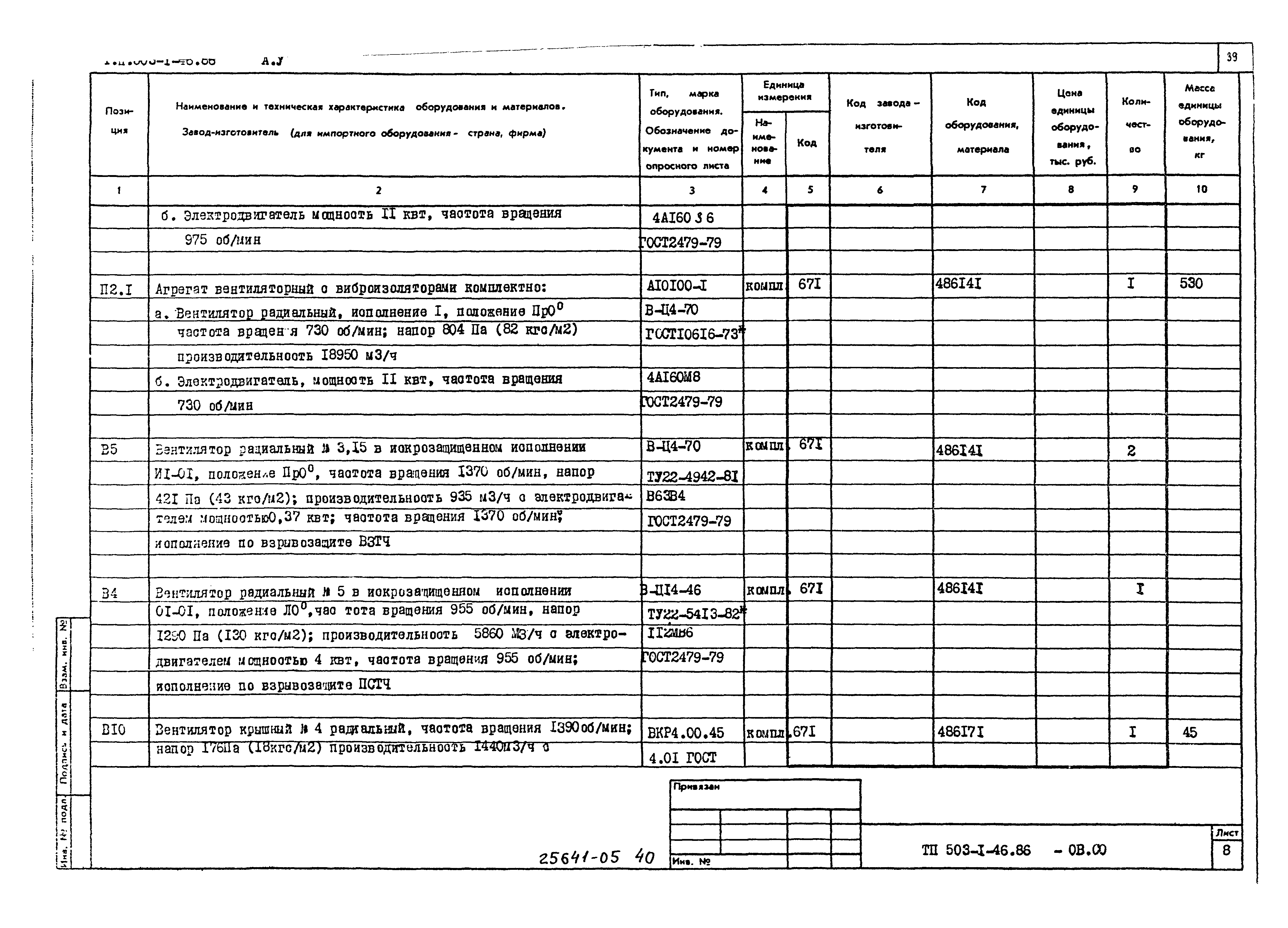 Типовой проект 503-1-46.86