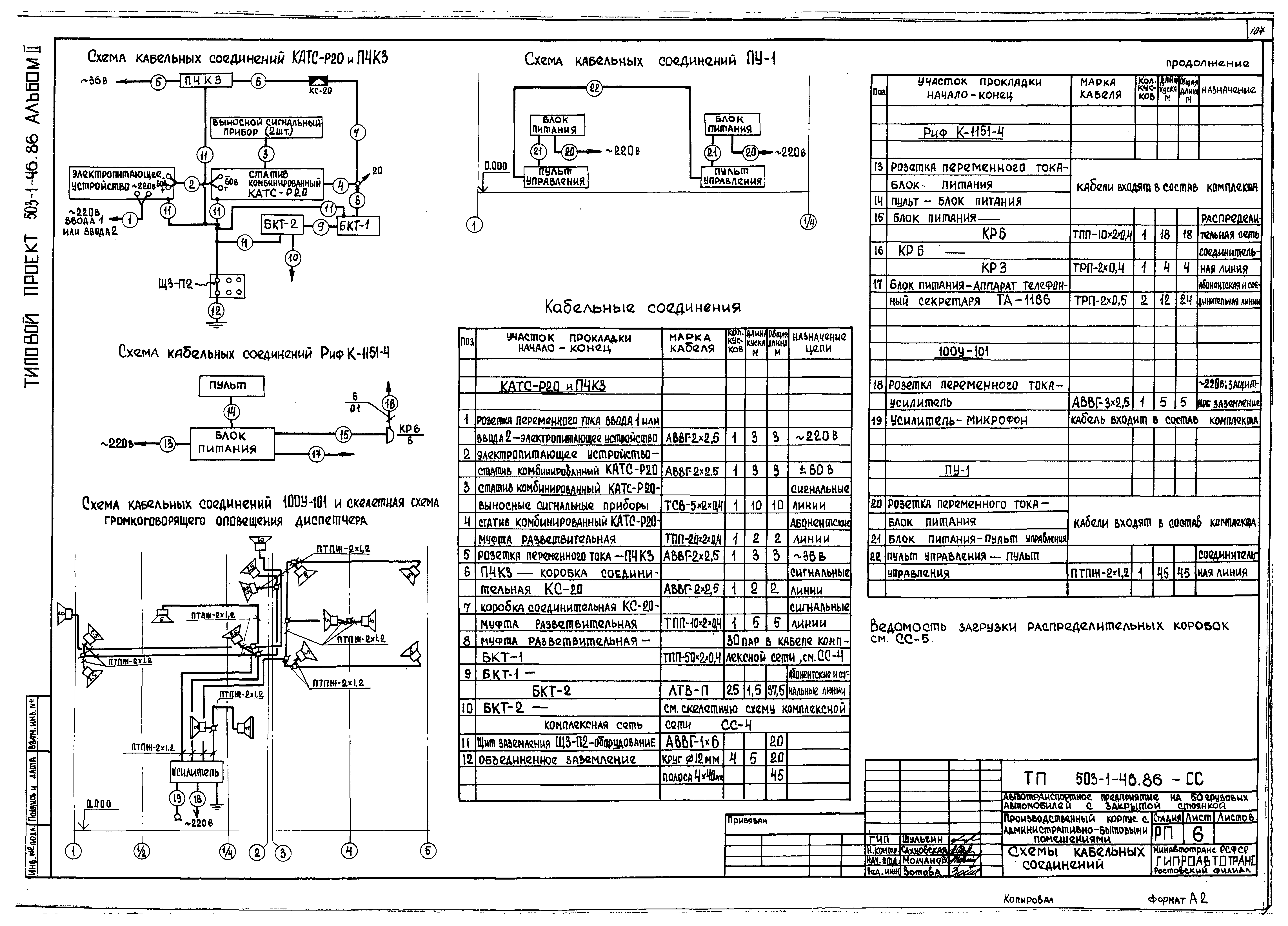 Типовой проект 503-1-46.86