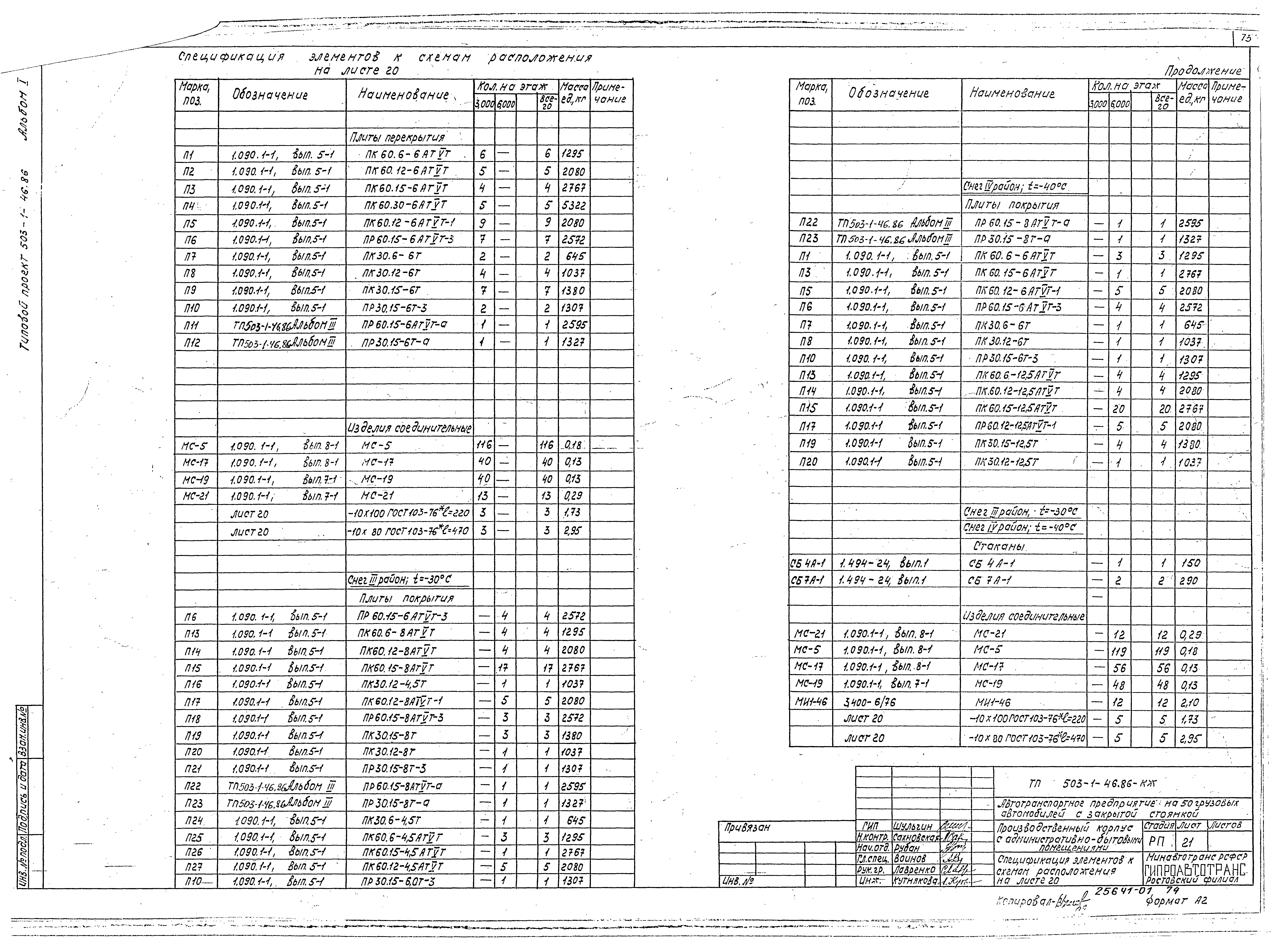 Типовой проект 503-1-46.86