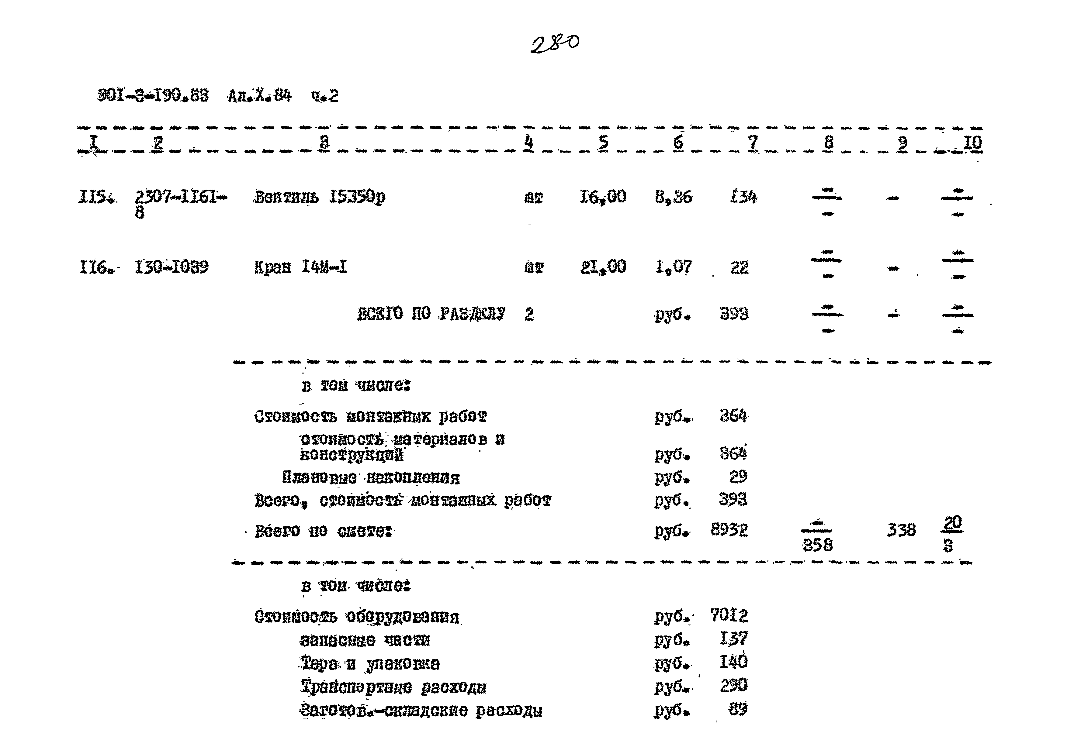 Типовой проект 901-3-190.83