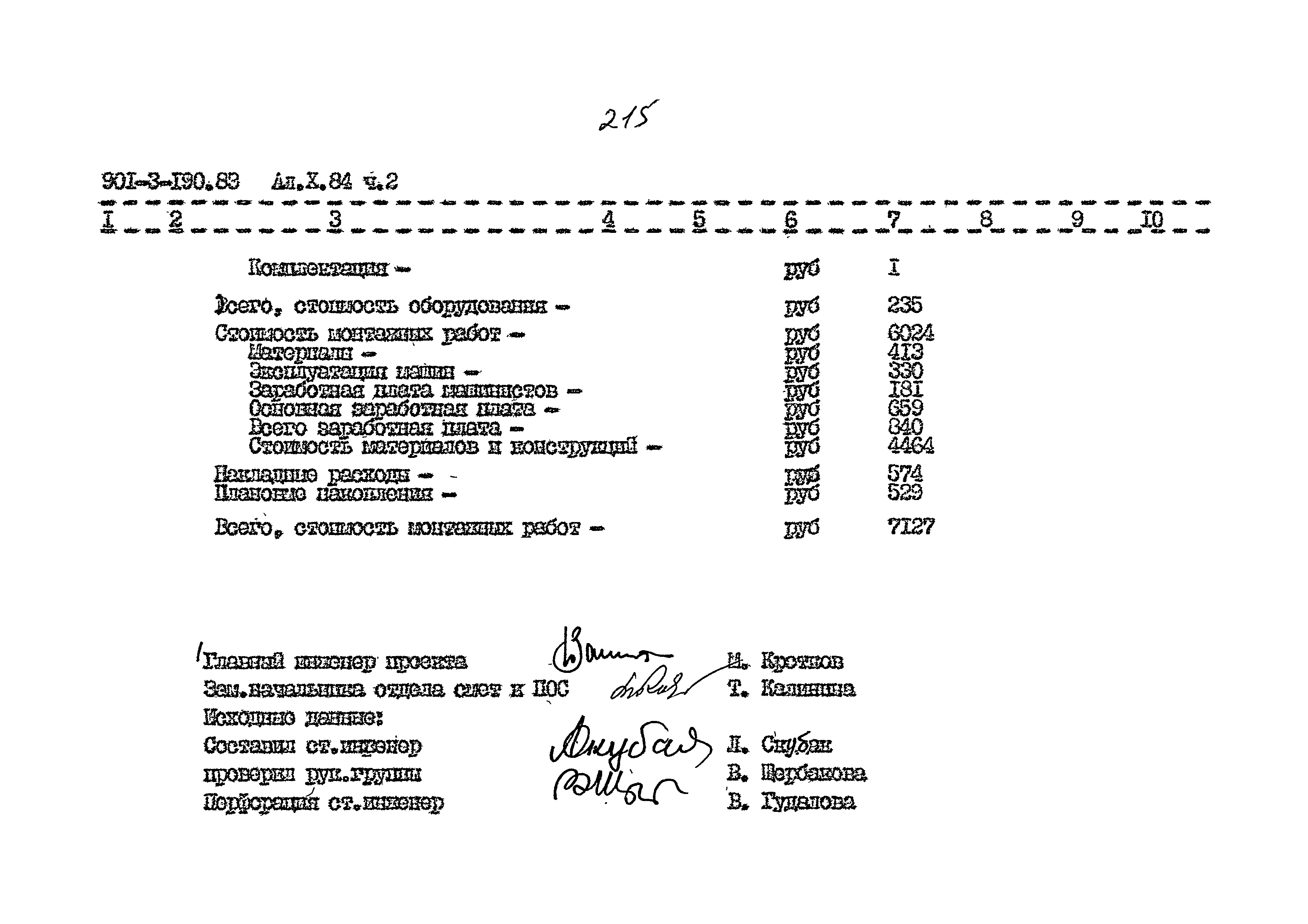 Типовой проект 901-3-190.83