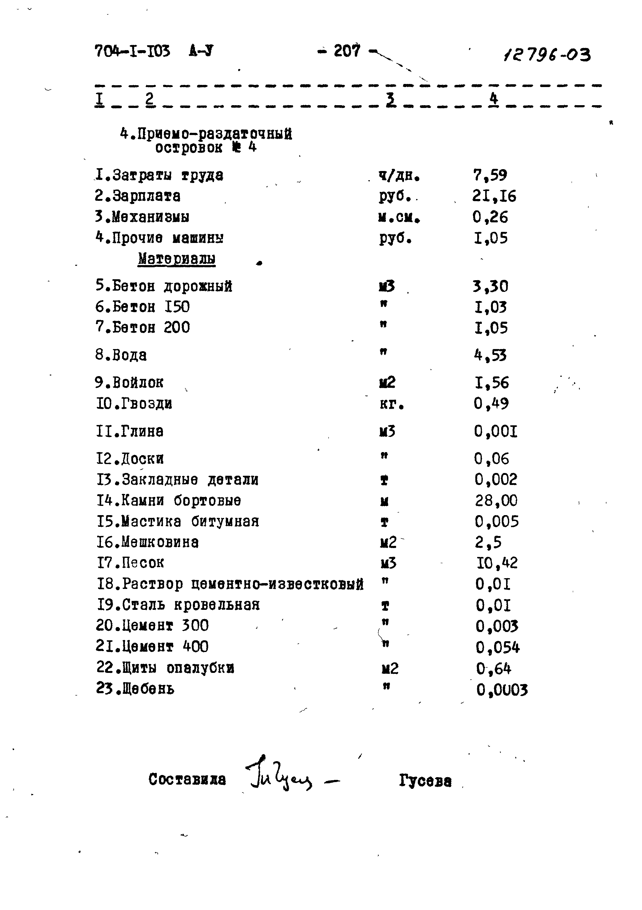 Типовой проект 704-1-103