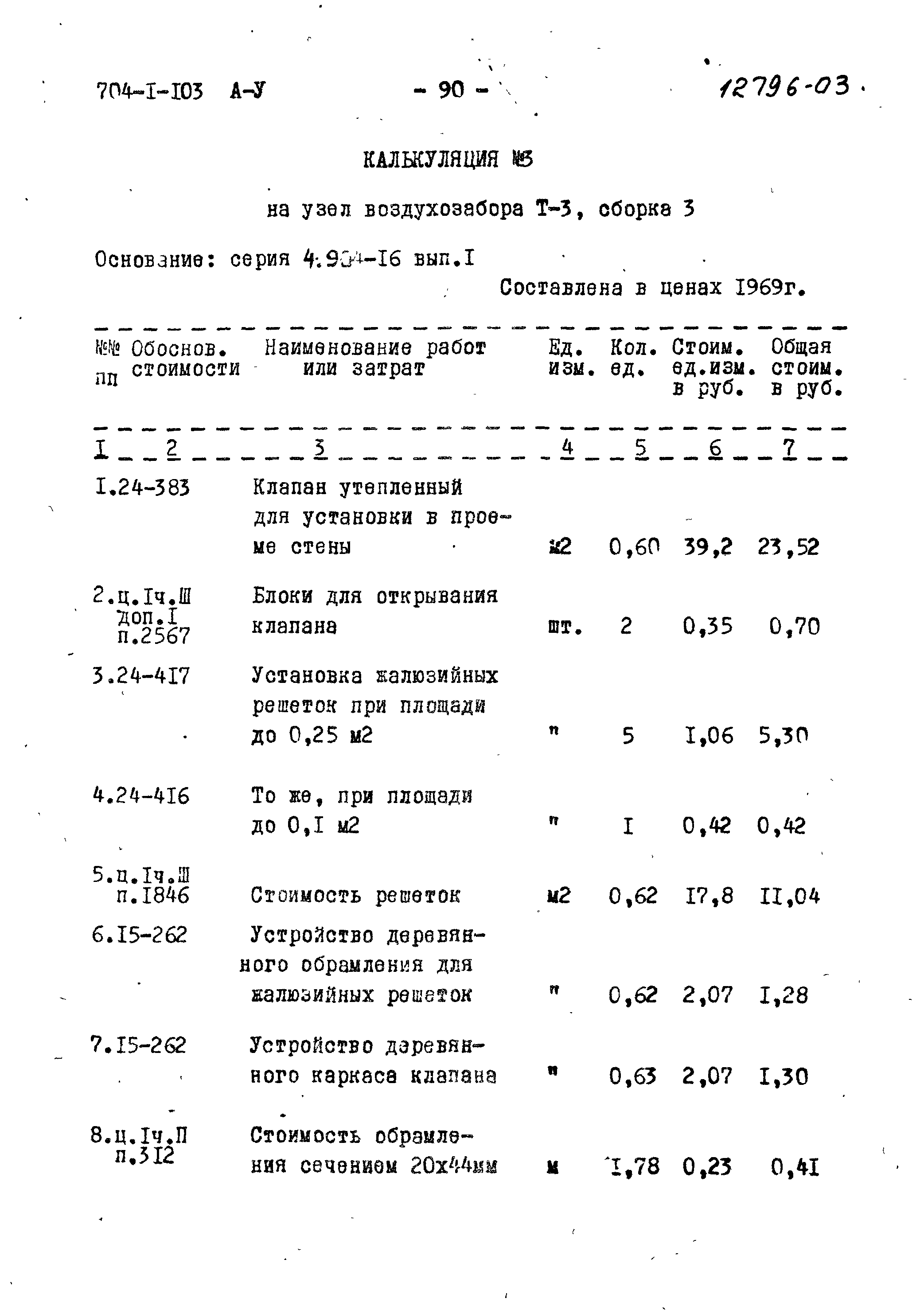 Типовой проект 704-1-103