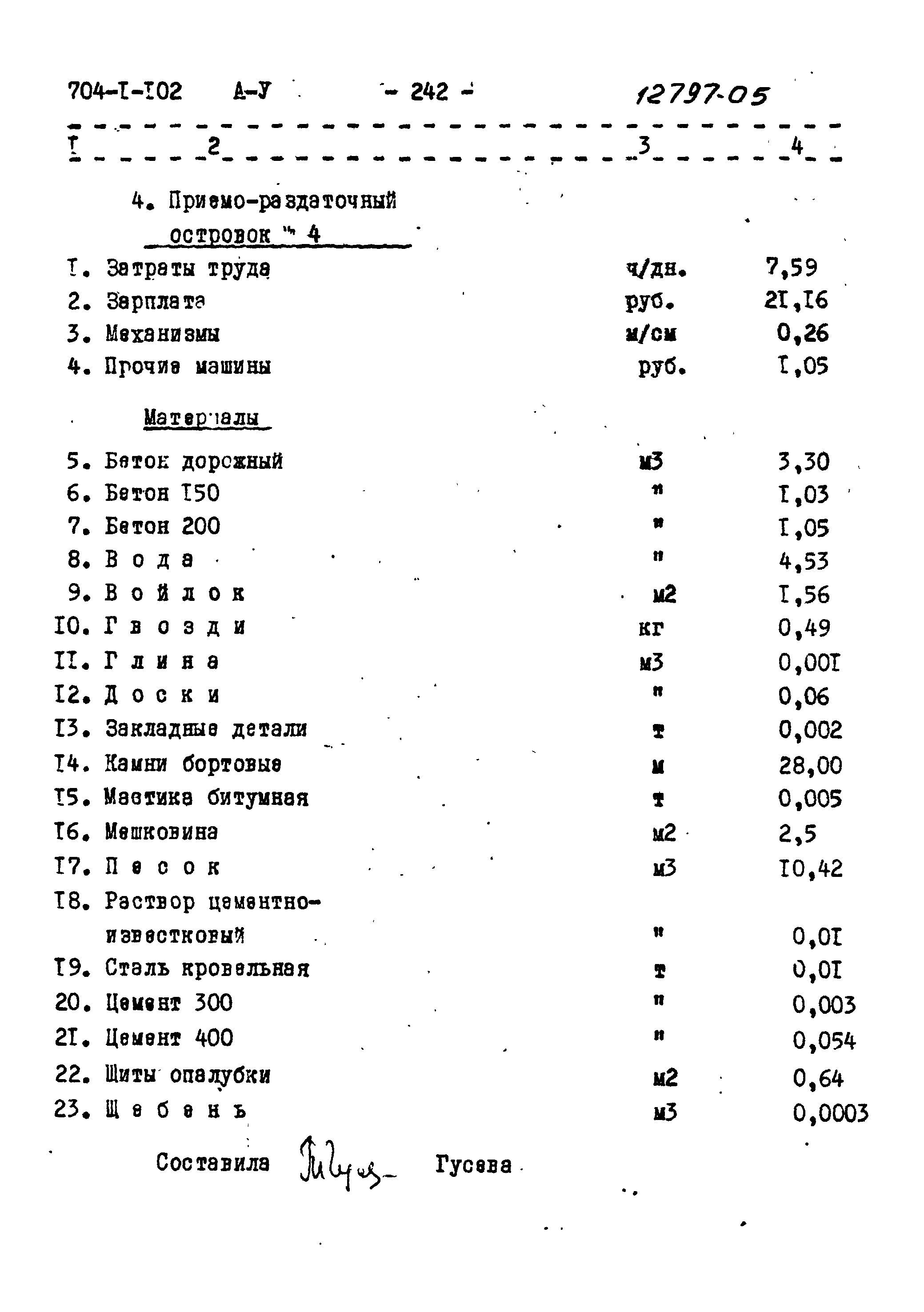 Типовой проект 704-1-102