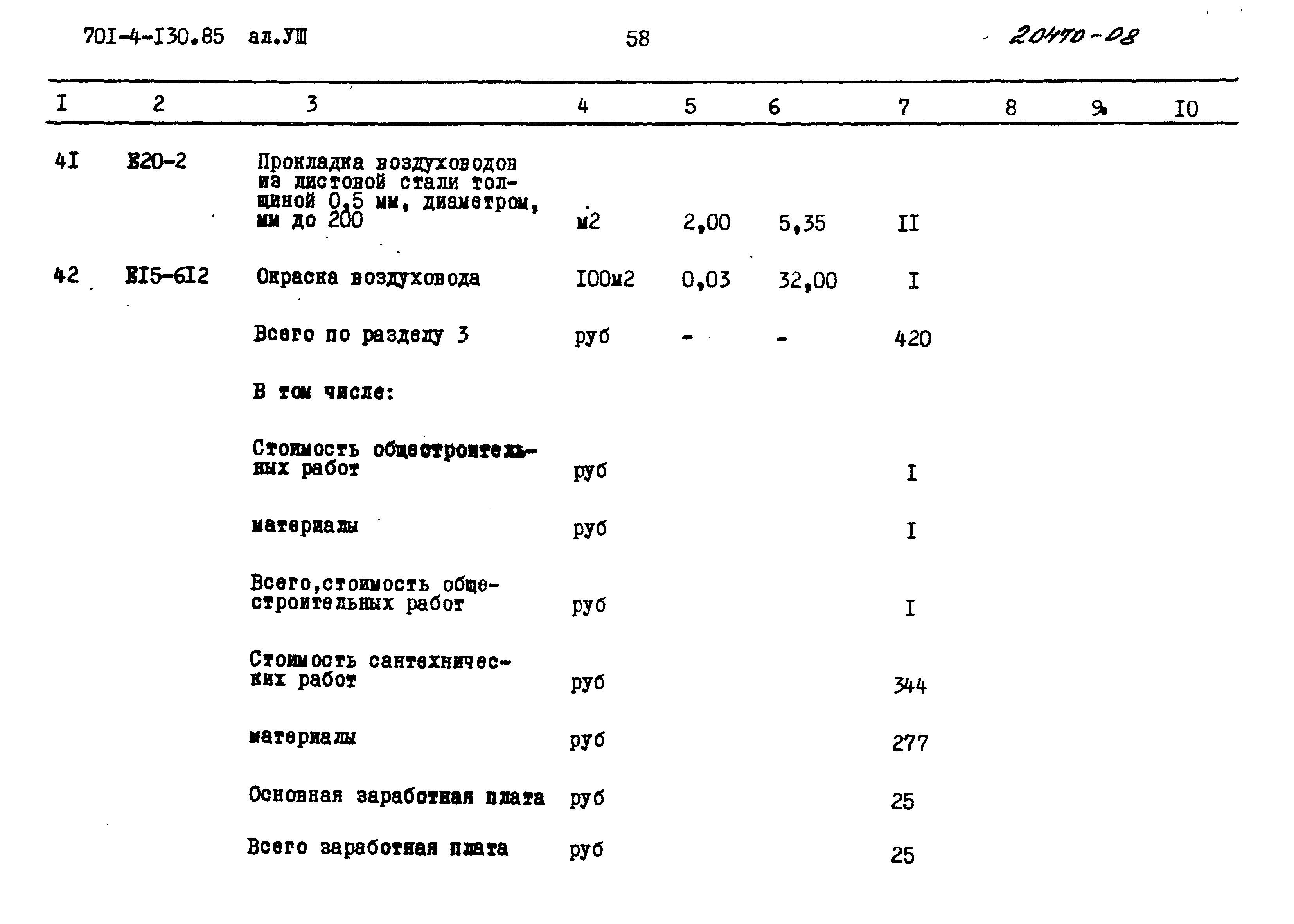 Типовой проект 701-4-130.85