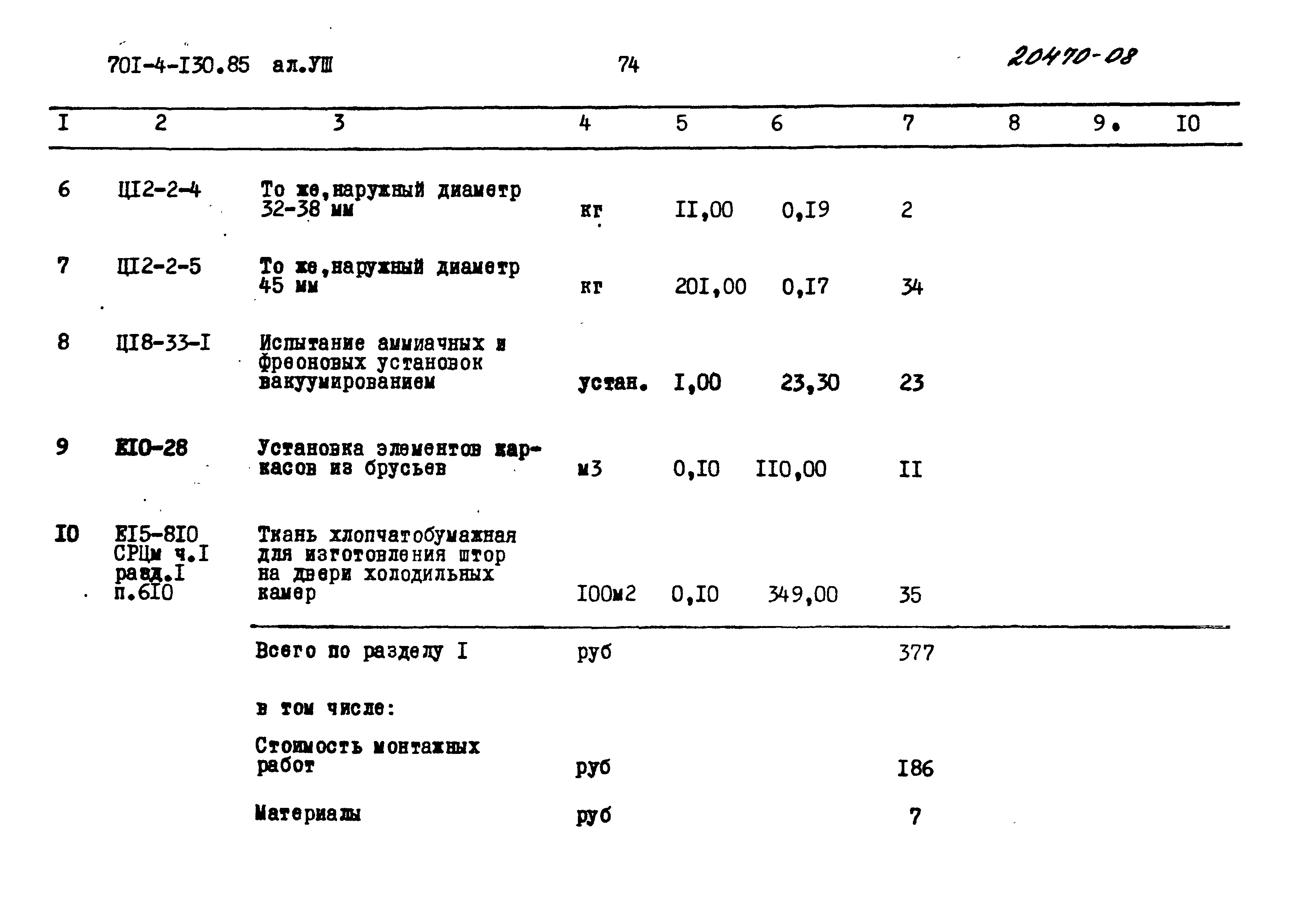 Типовой проект 701-4-130.85