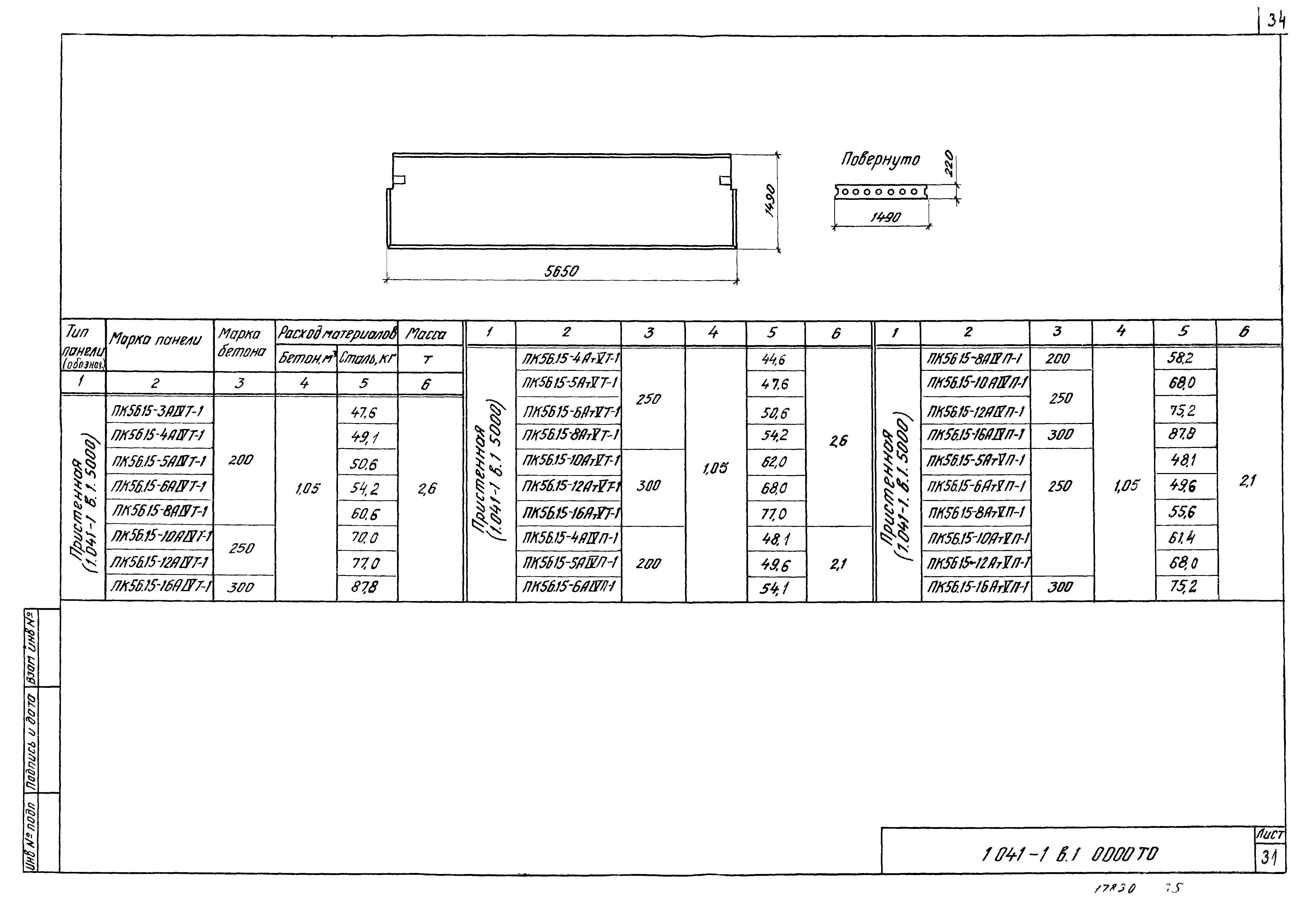 Серия 1.041-1