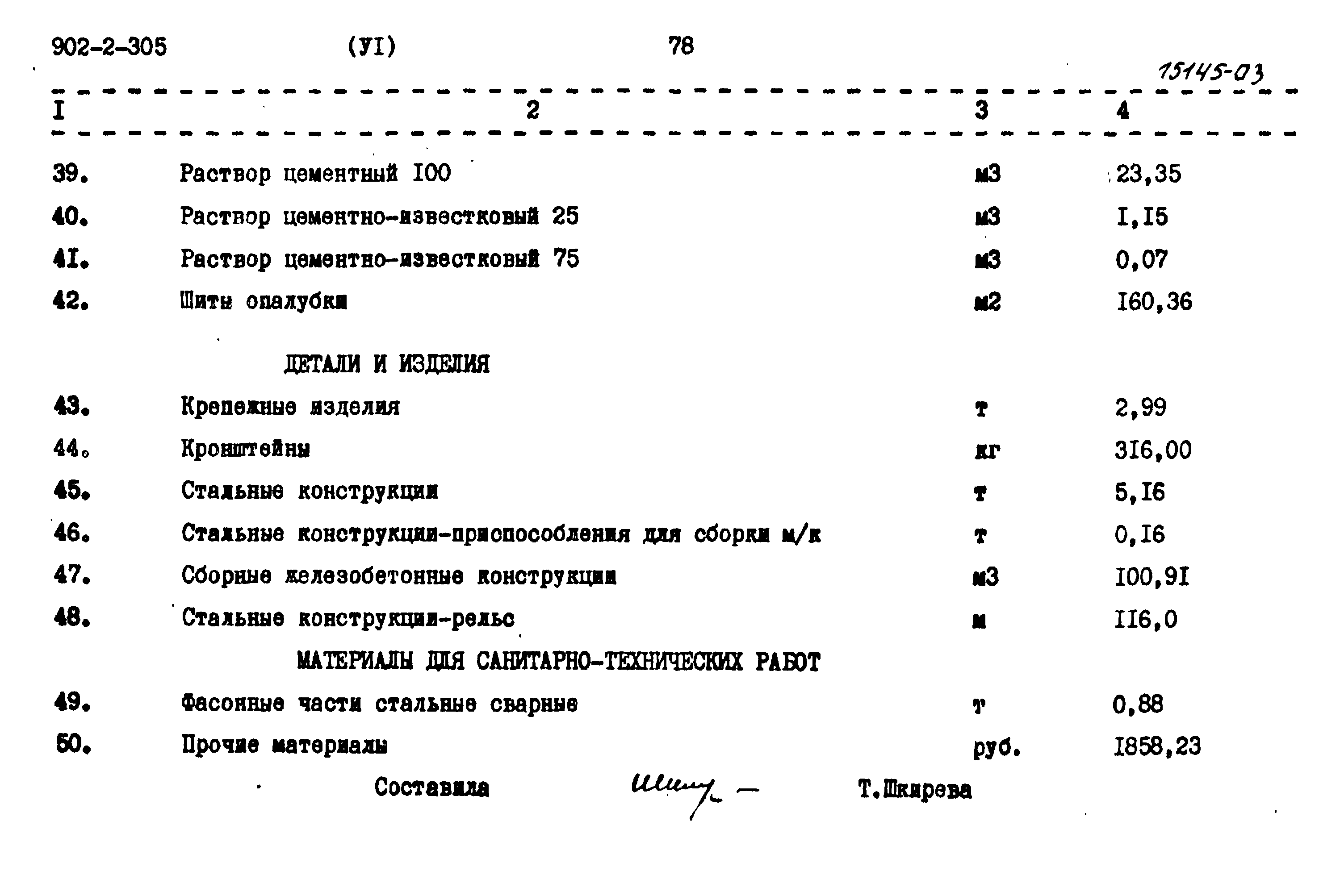 Типовой проект 902-2-305