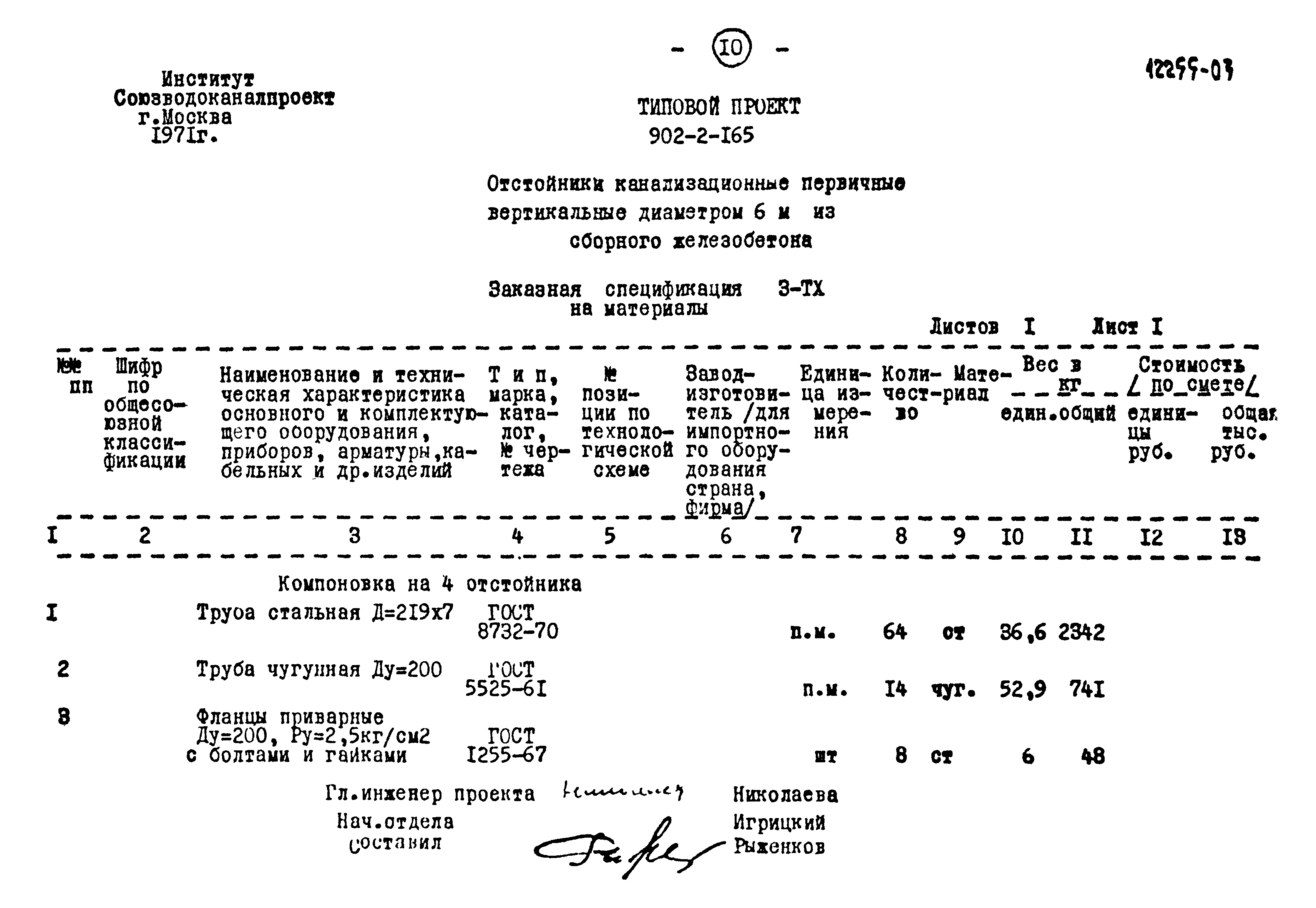 Типовой проект 902-2-165