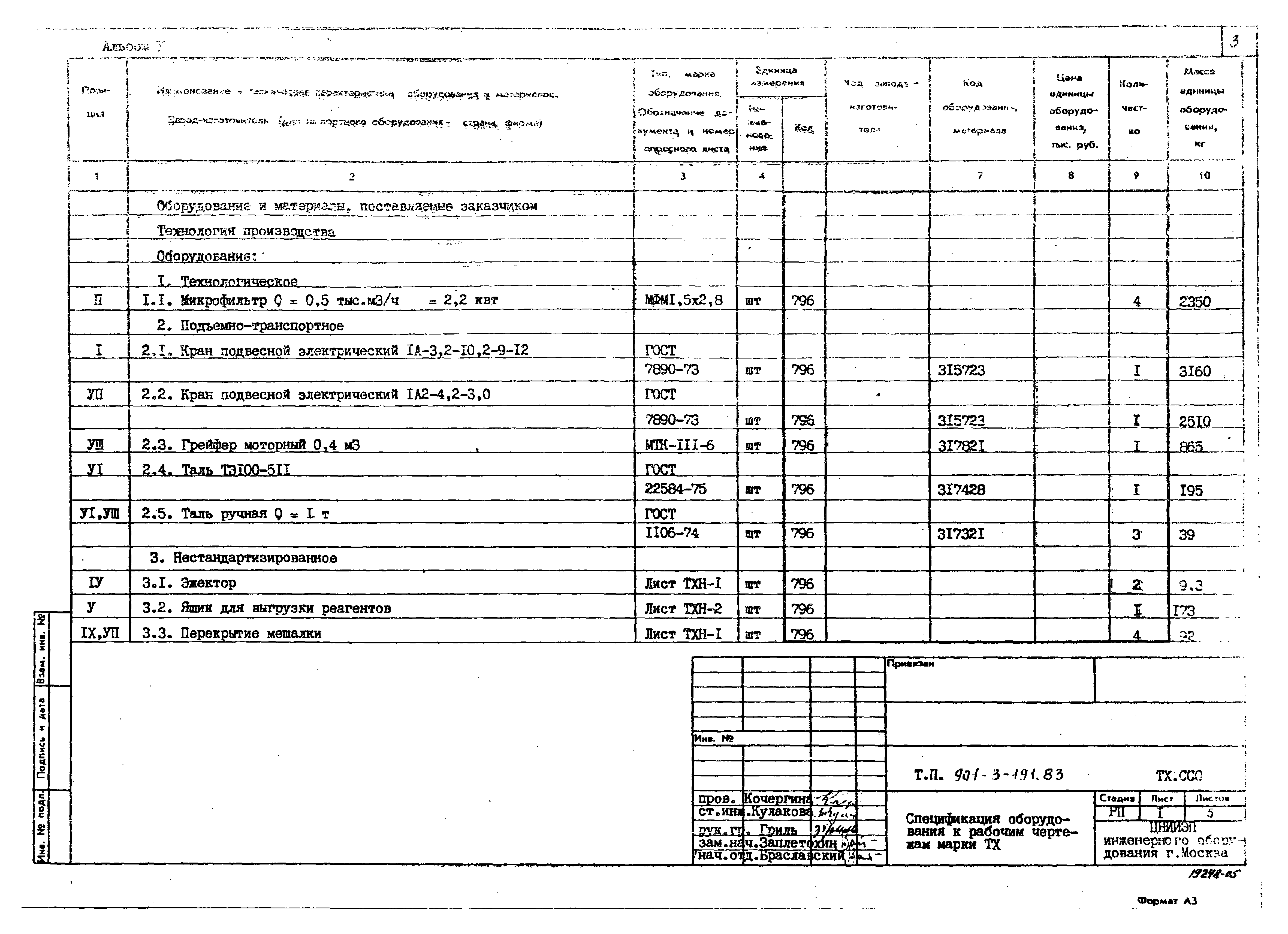 Типовой проект 901-3-191.83