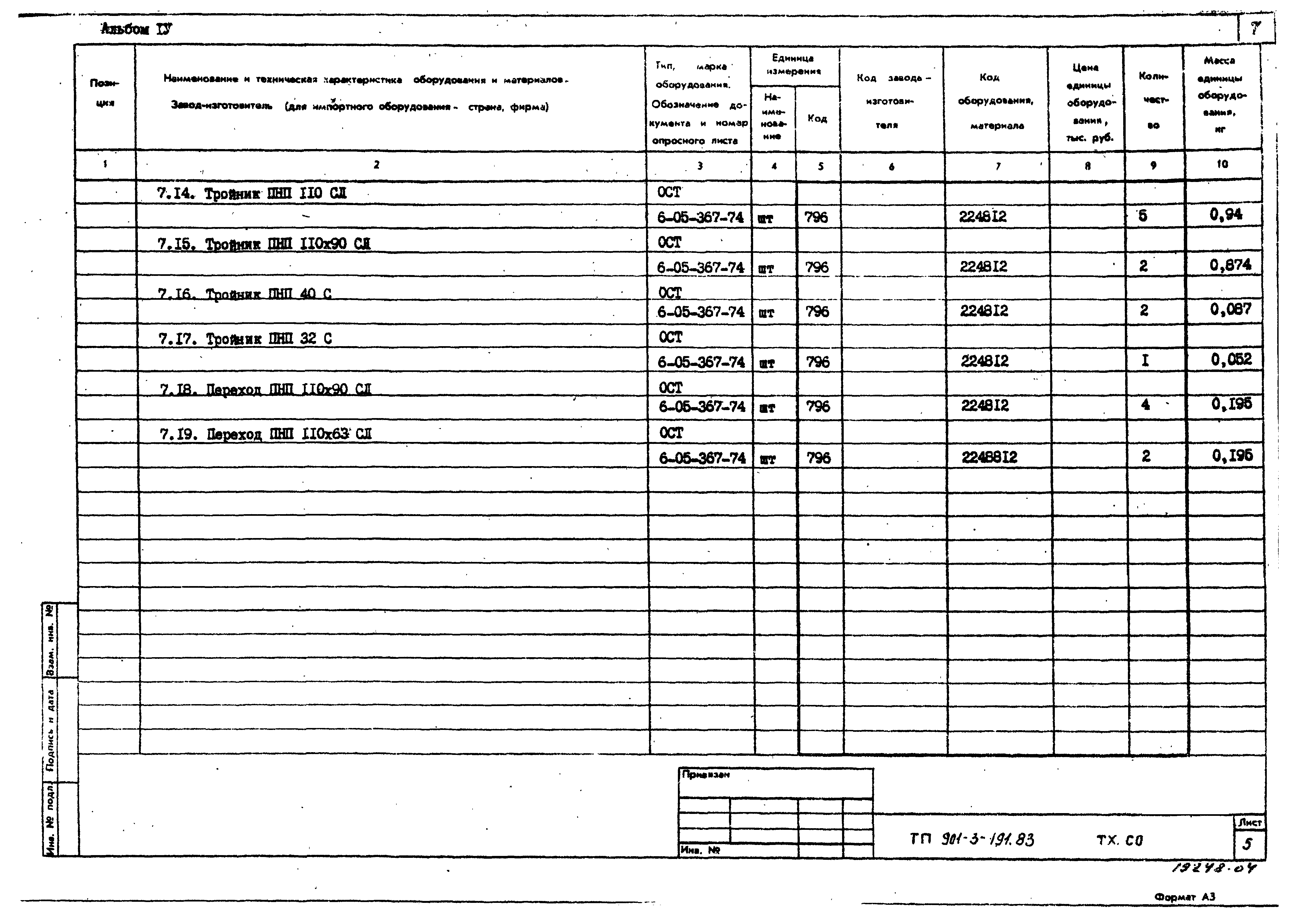 Типовой проект 901-3-191.83