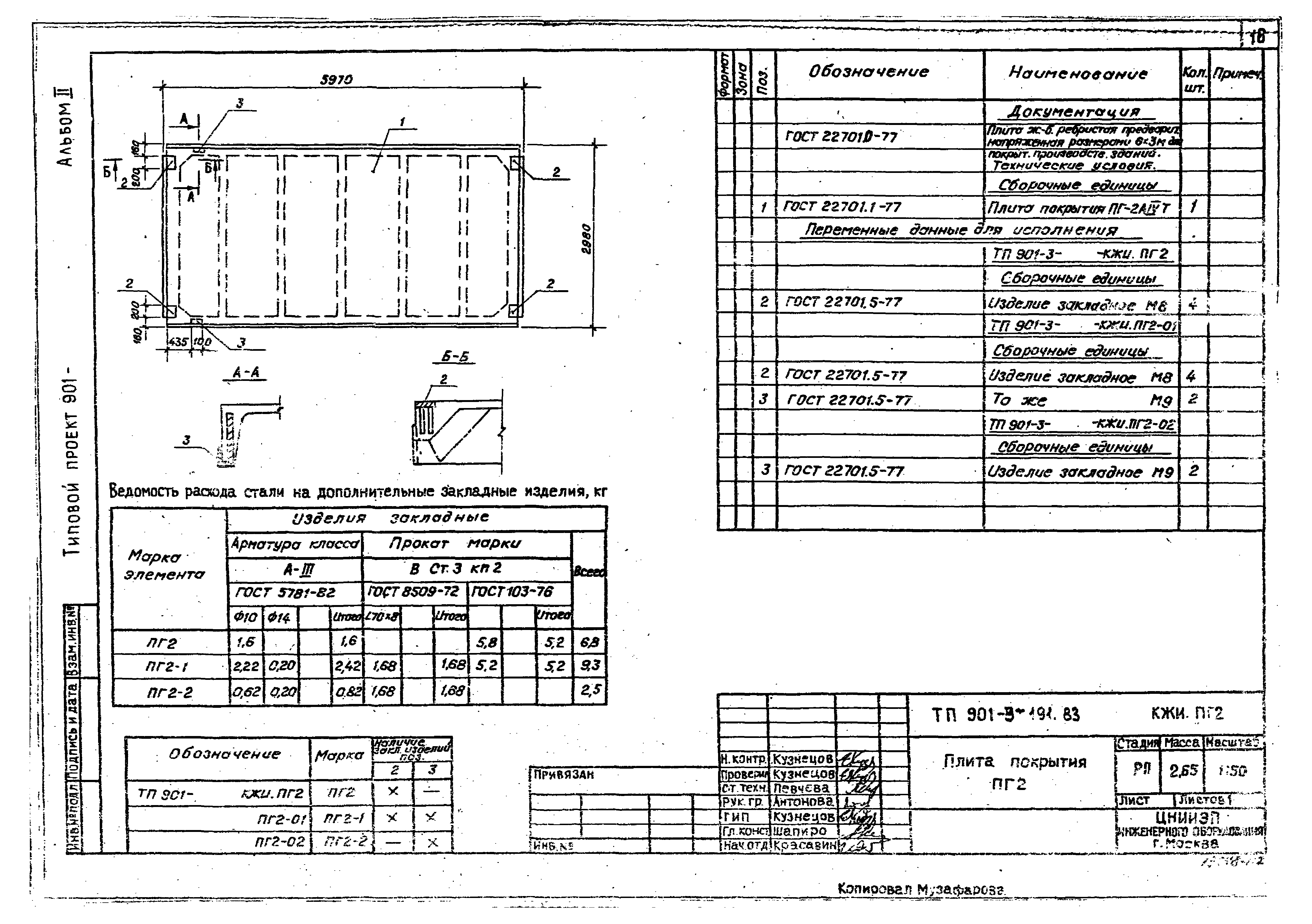 Типовой проект 901-3-191.83