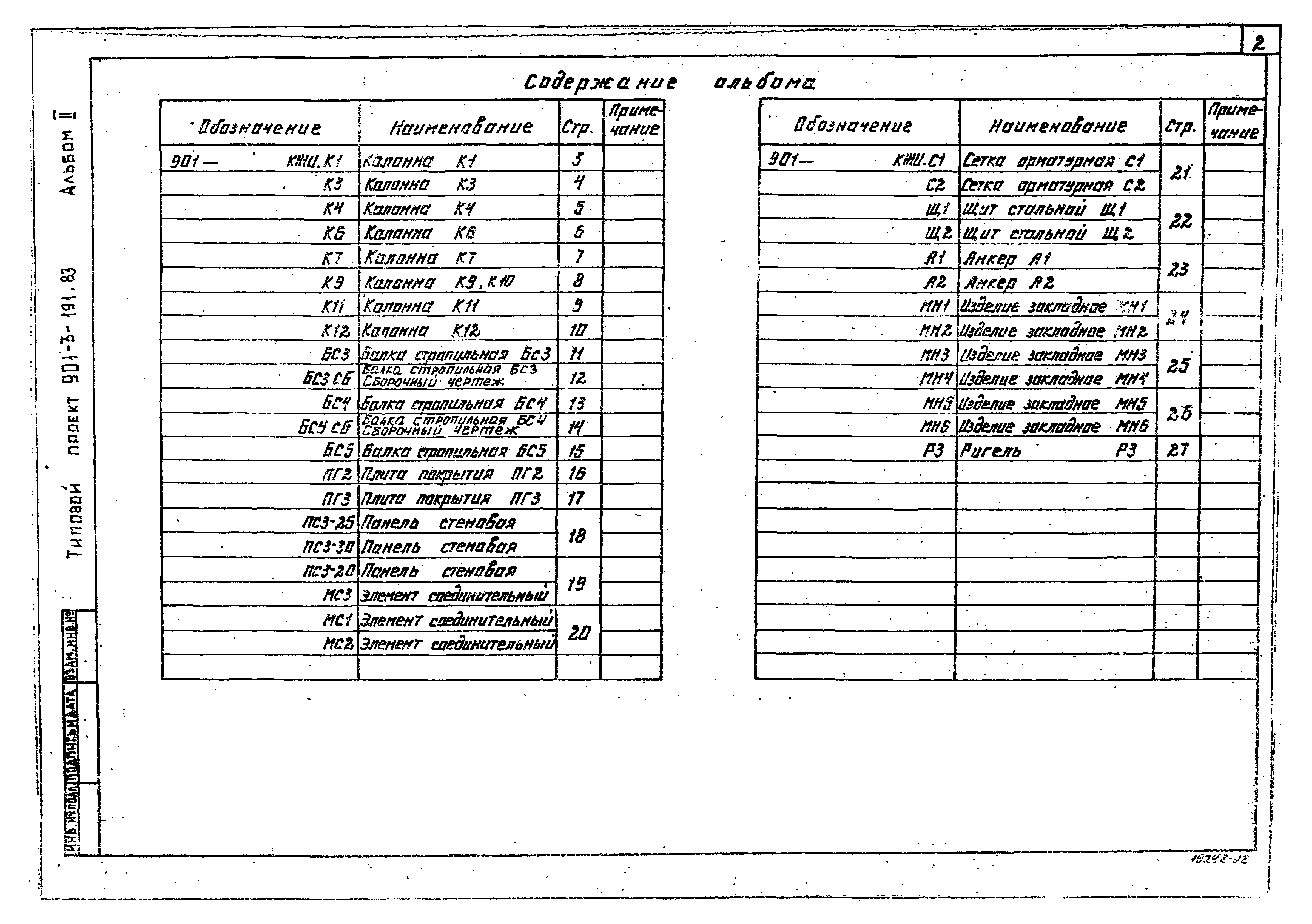 Типовой проект 901-3-191.83