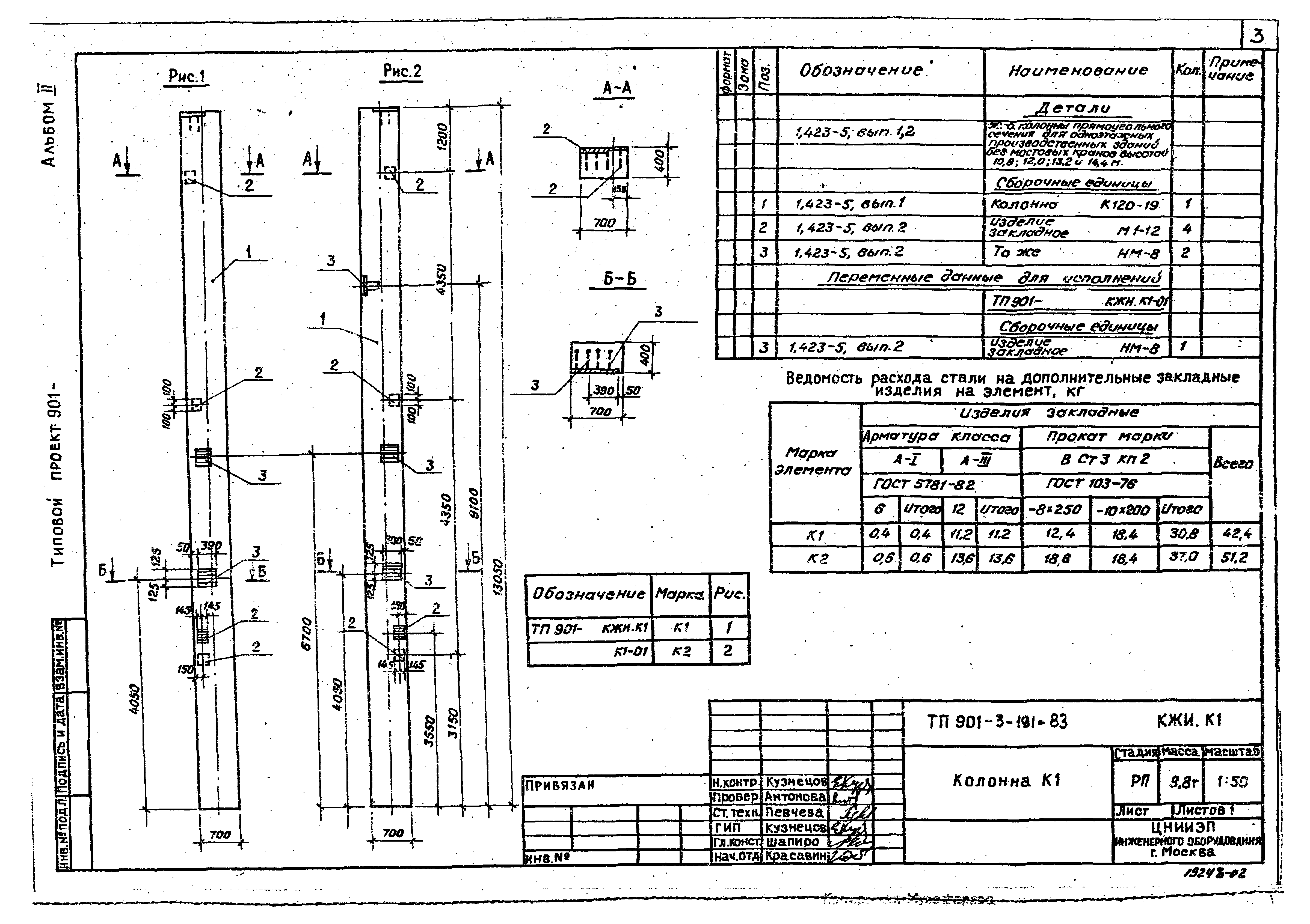 Типовой проект 901-3-191.83