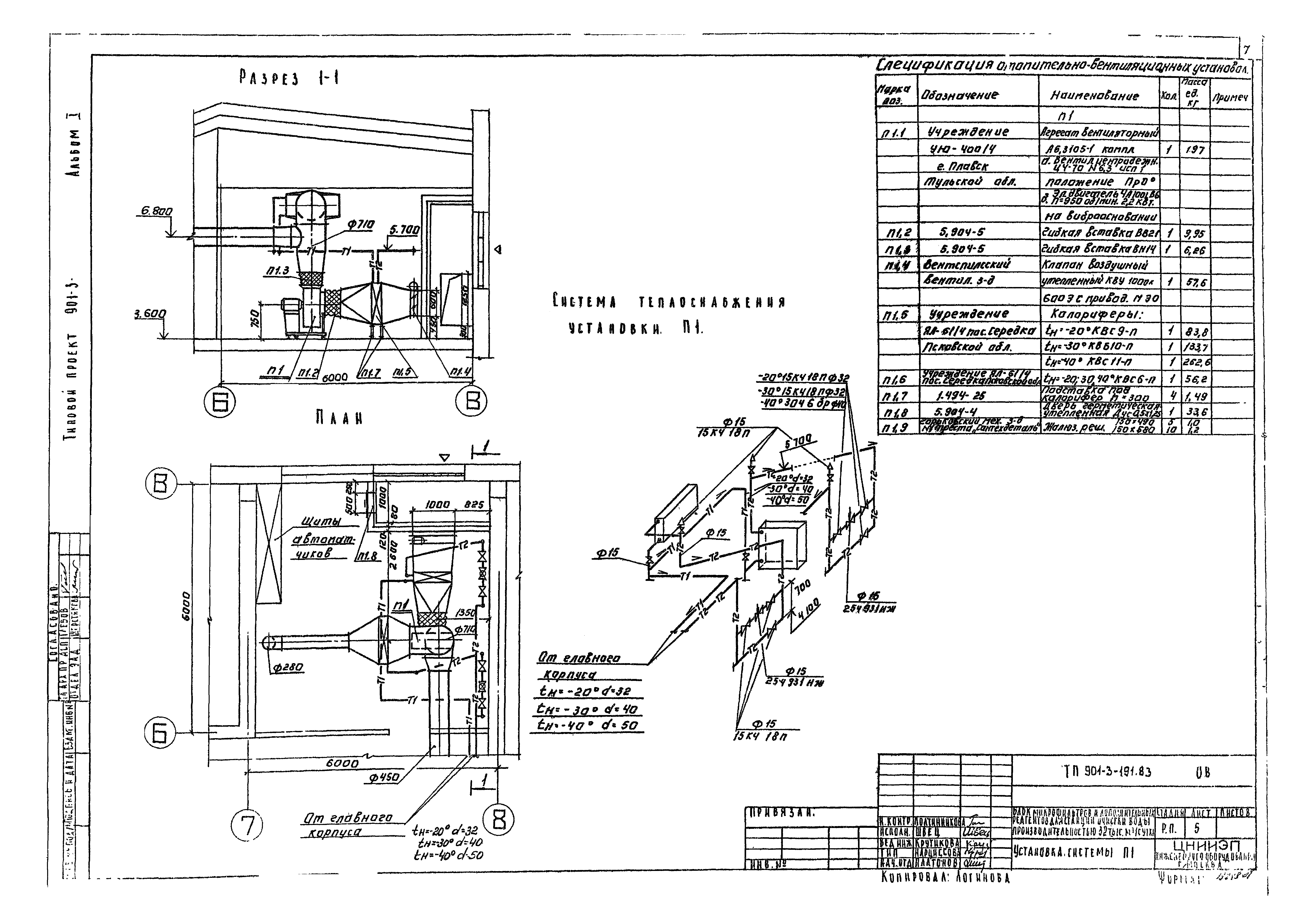 Типовой проект 901-3-191.83