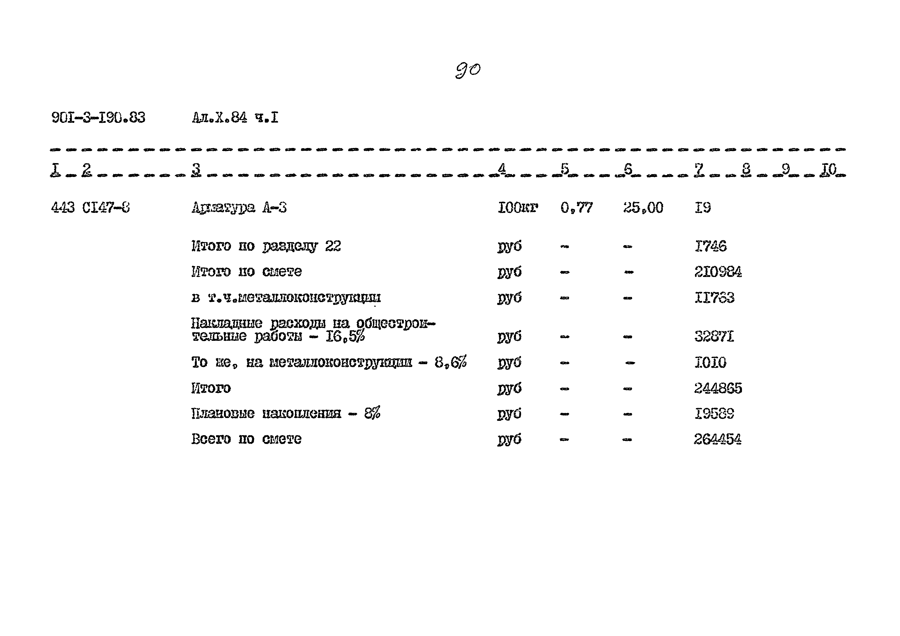 Типовой проект 901-3-190.83