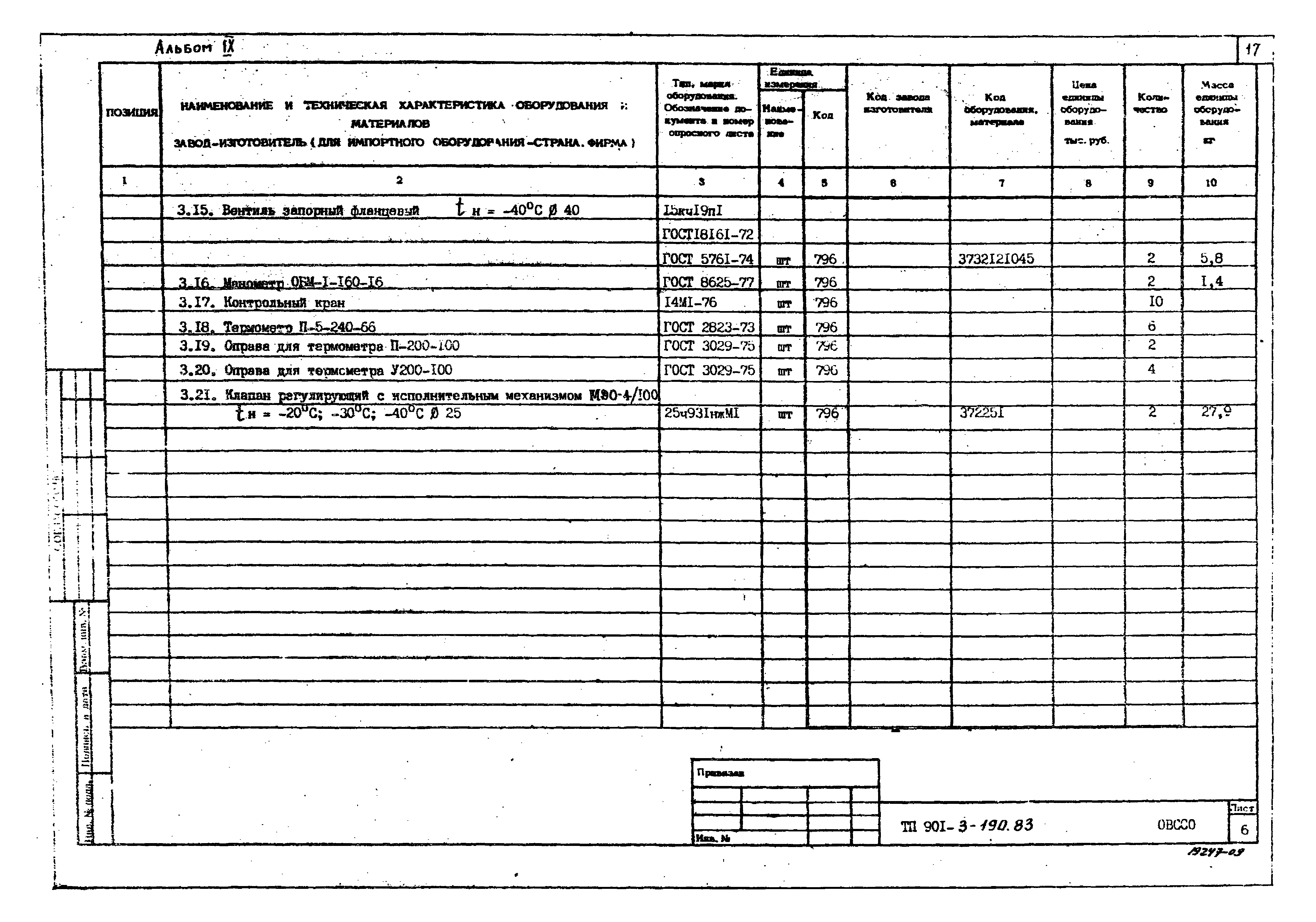 Типовой проект 901-3-190.83