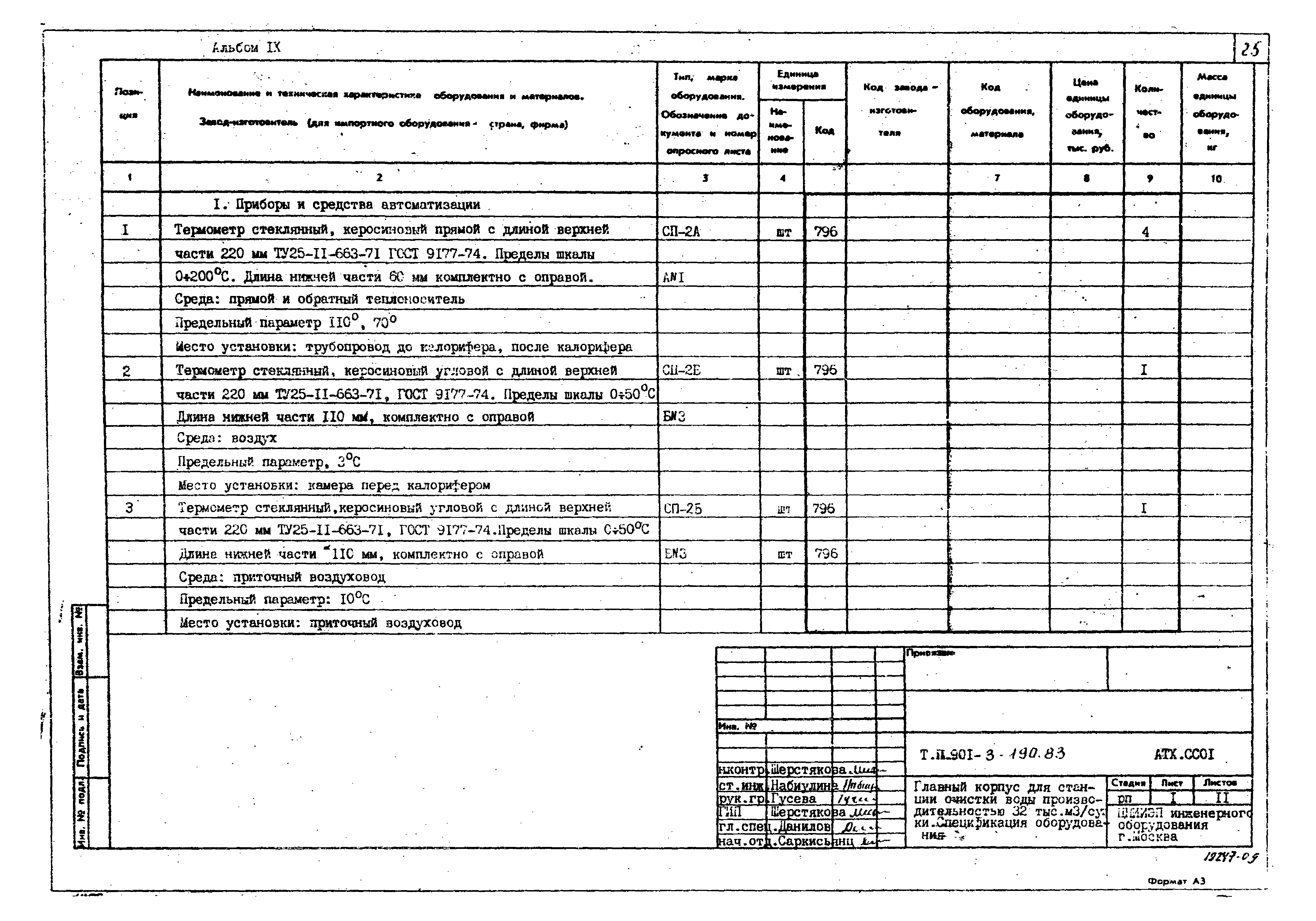 Типовой проект 901-3-190.83