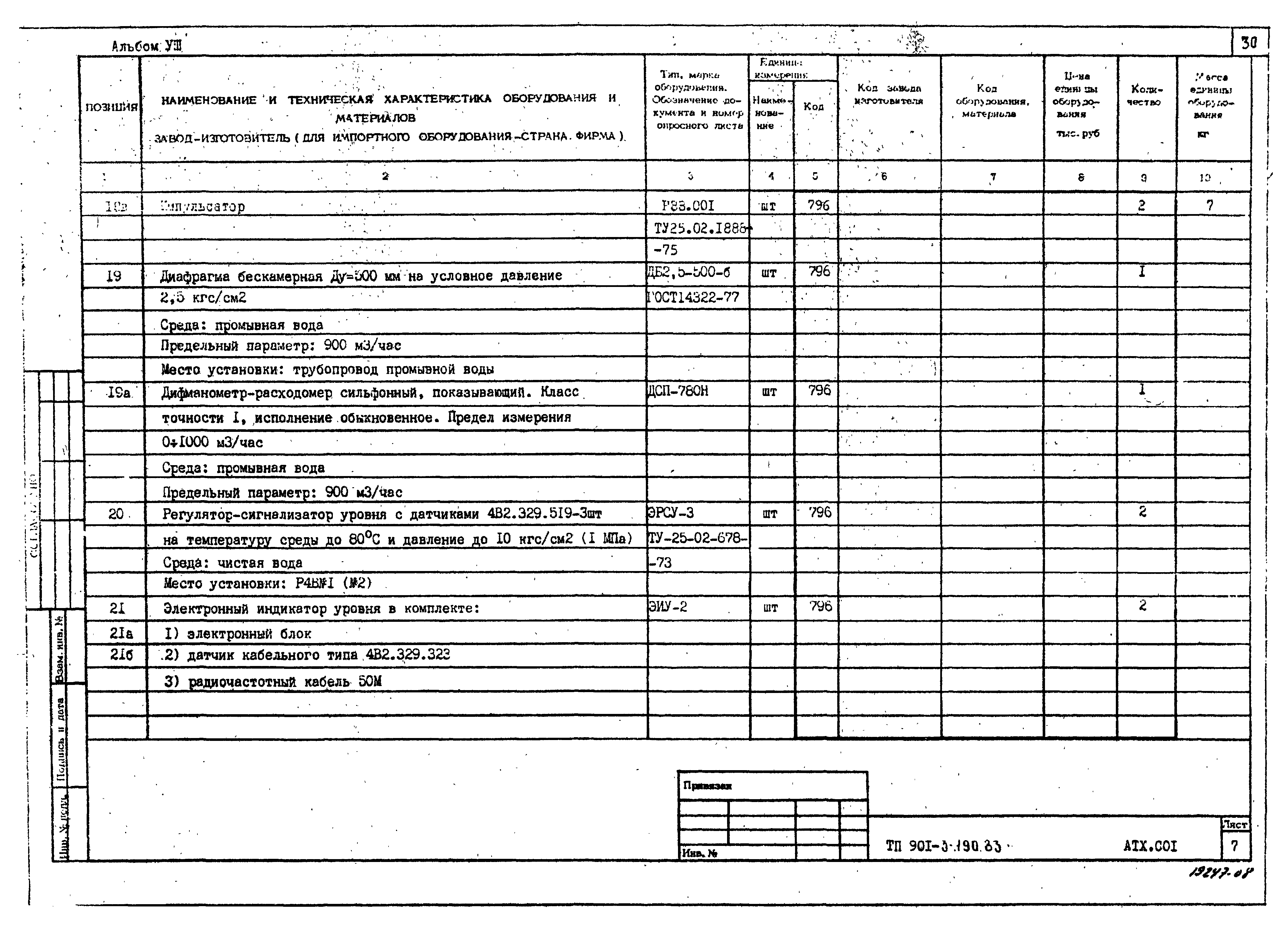 Типовой проект 901-3-190.83