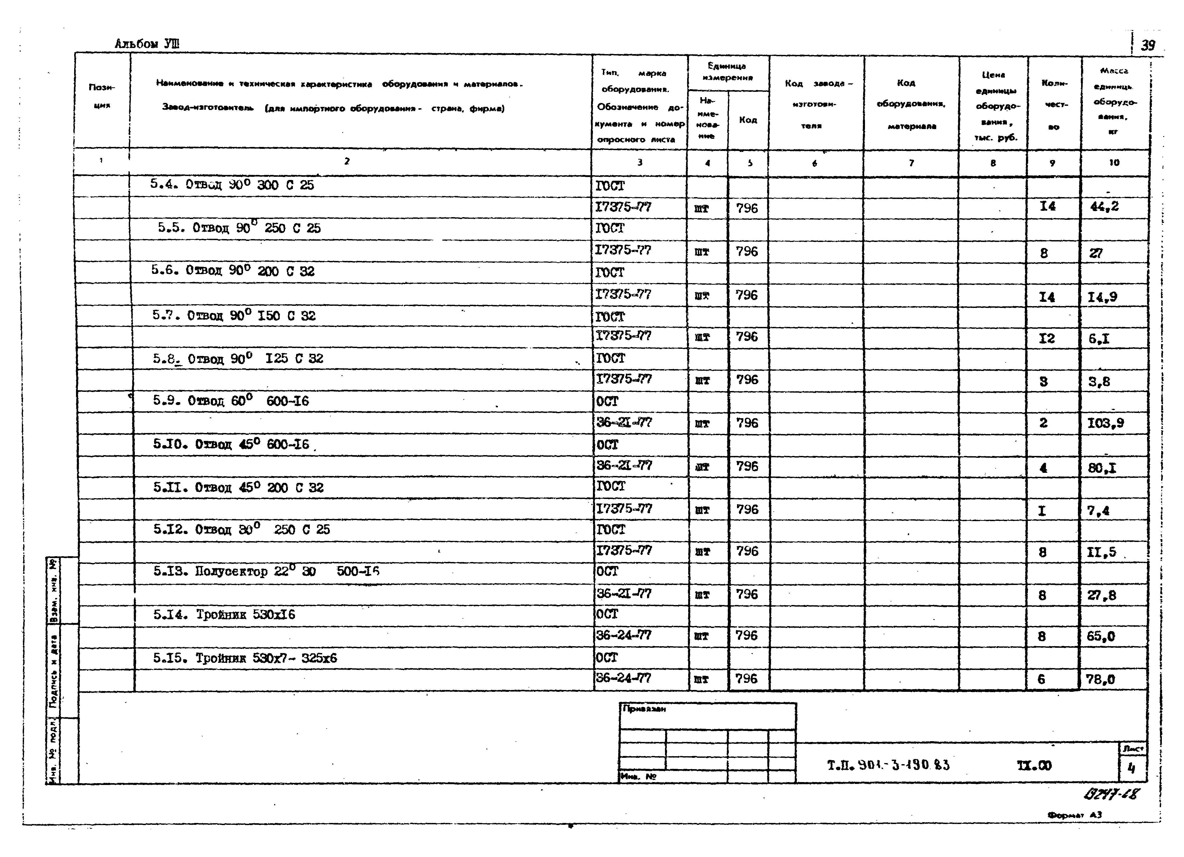 Типовой проект 901-3-190.83