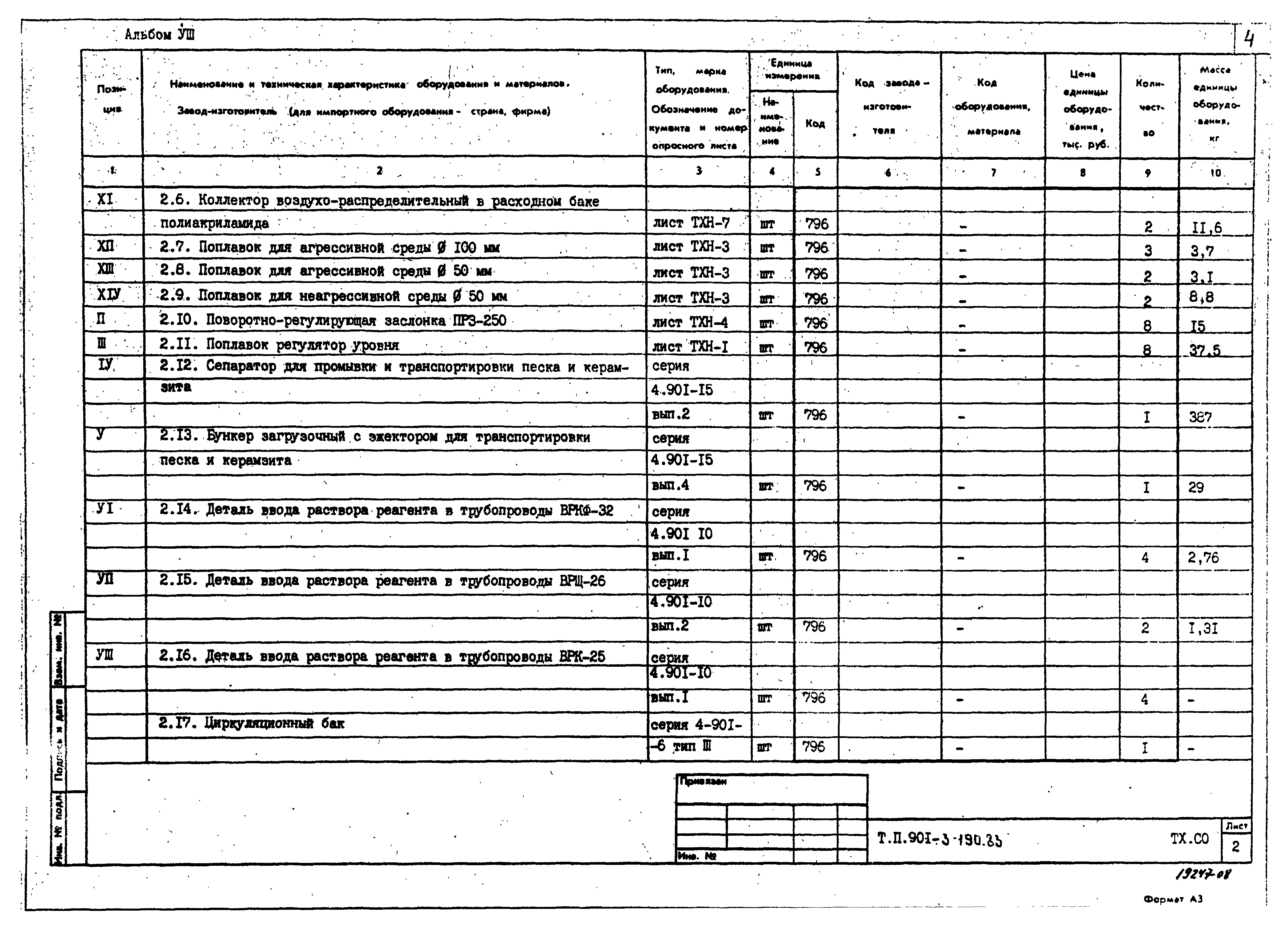 Типовой проект 901-3-190.83