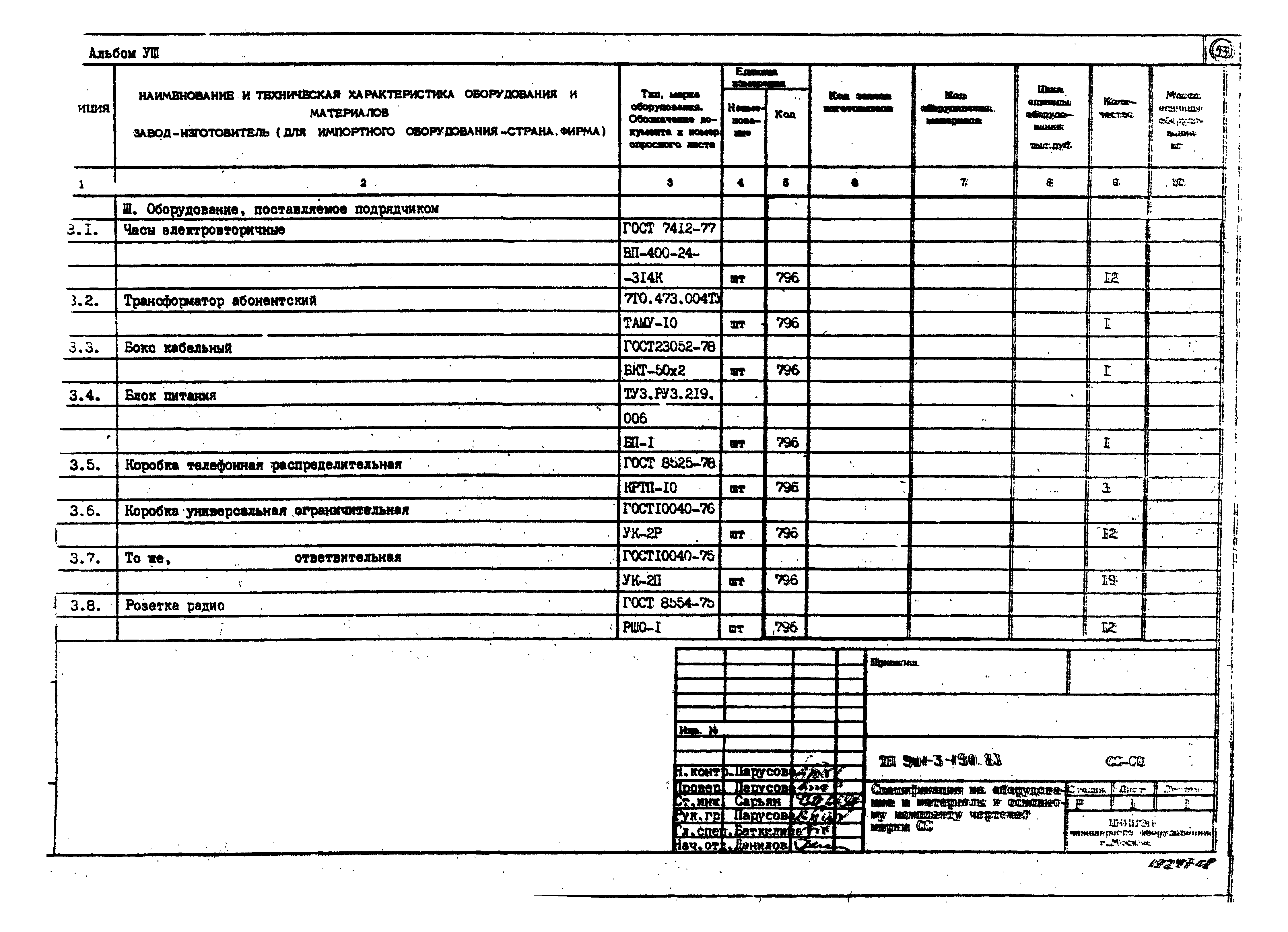 Типовой проект 901-3-190.83