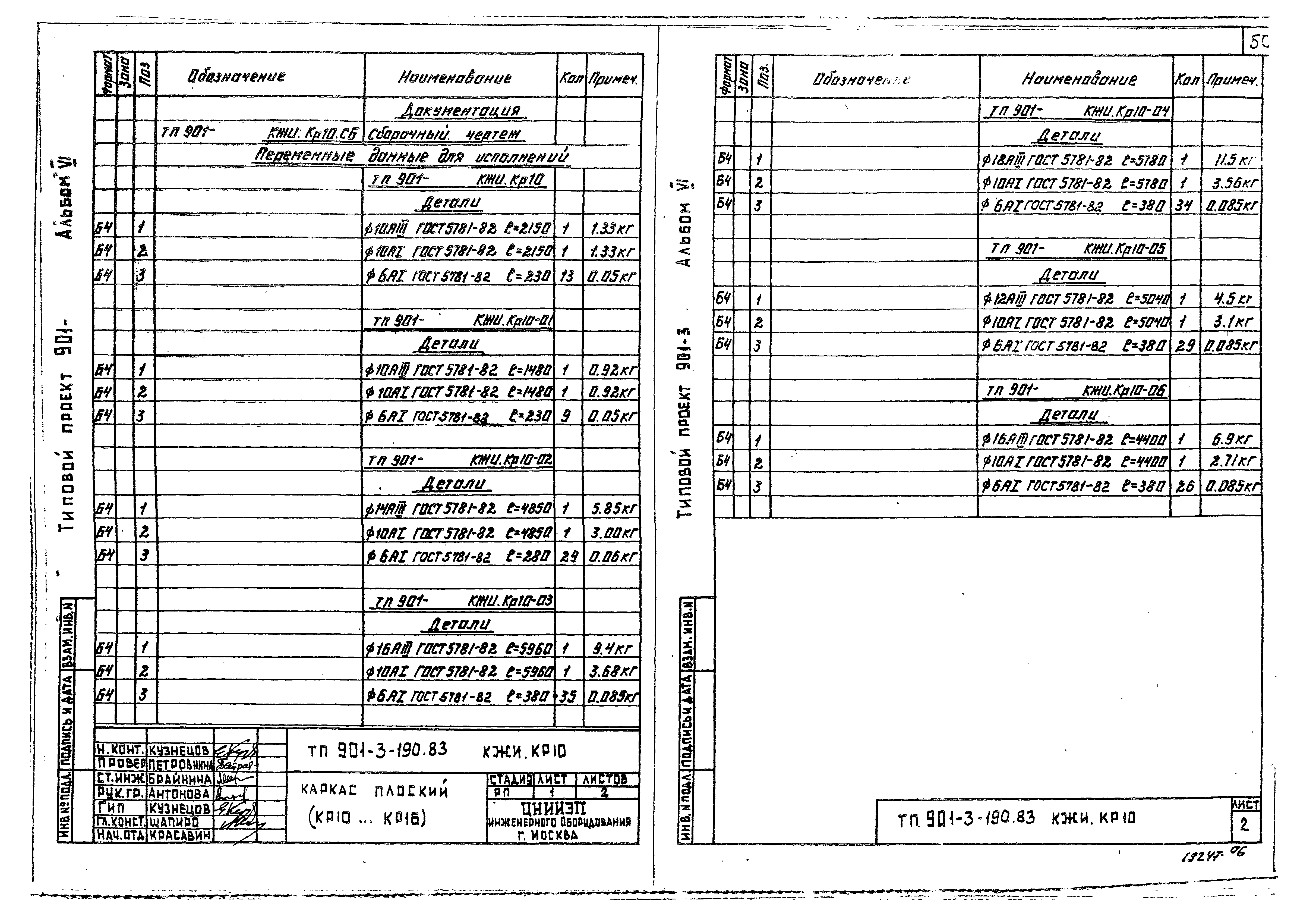 Типовой проект 901-3-190.83