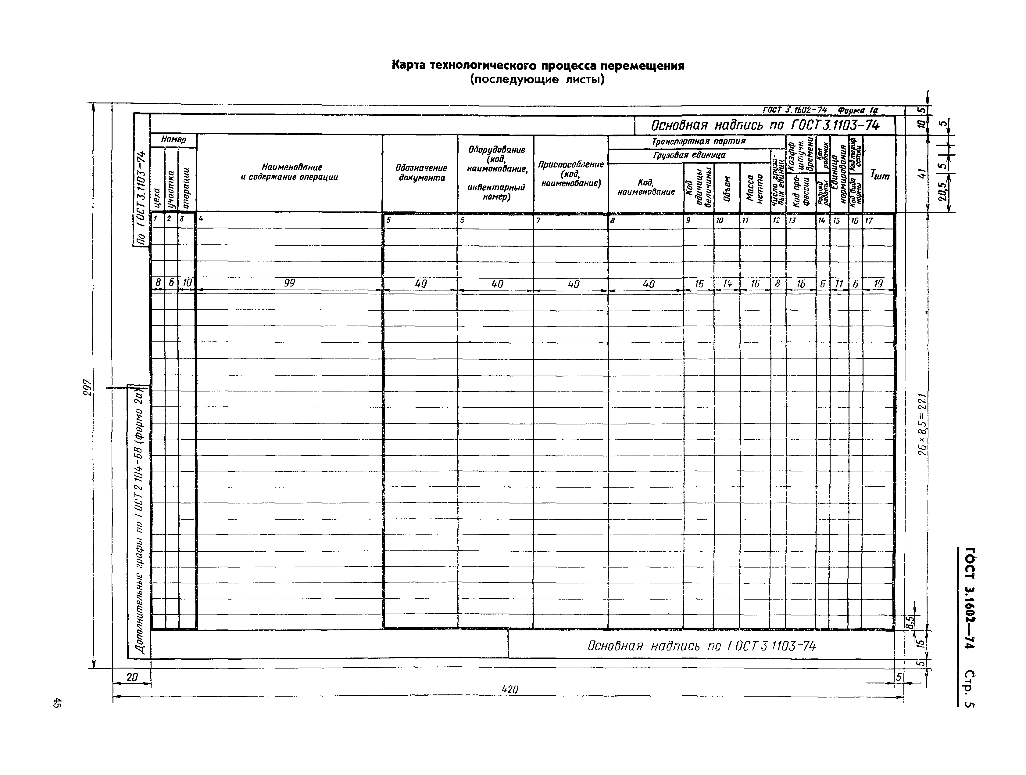 ГОСТ 3.1602-74