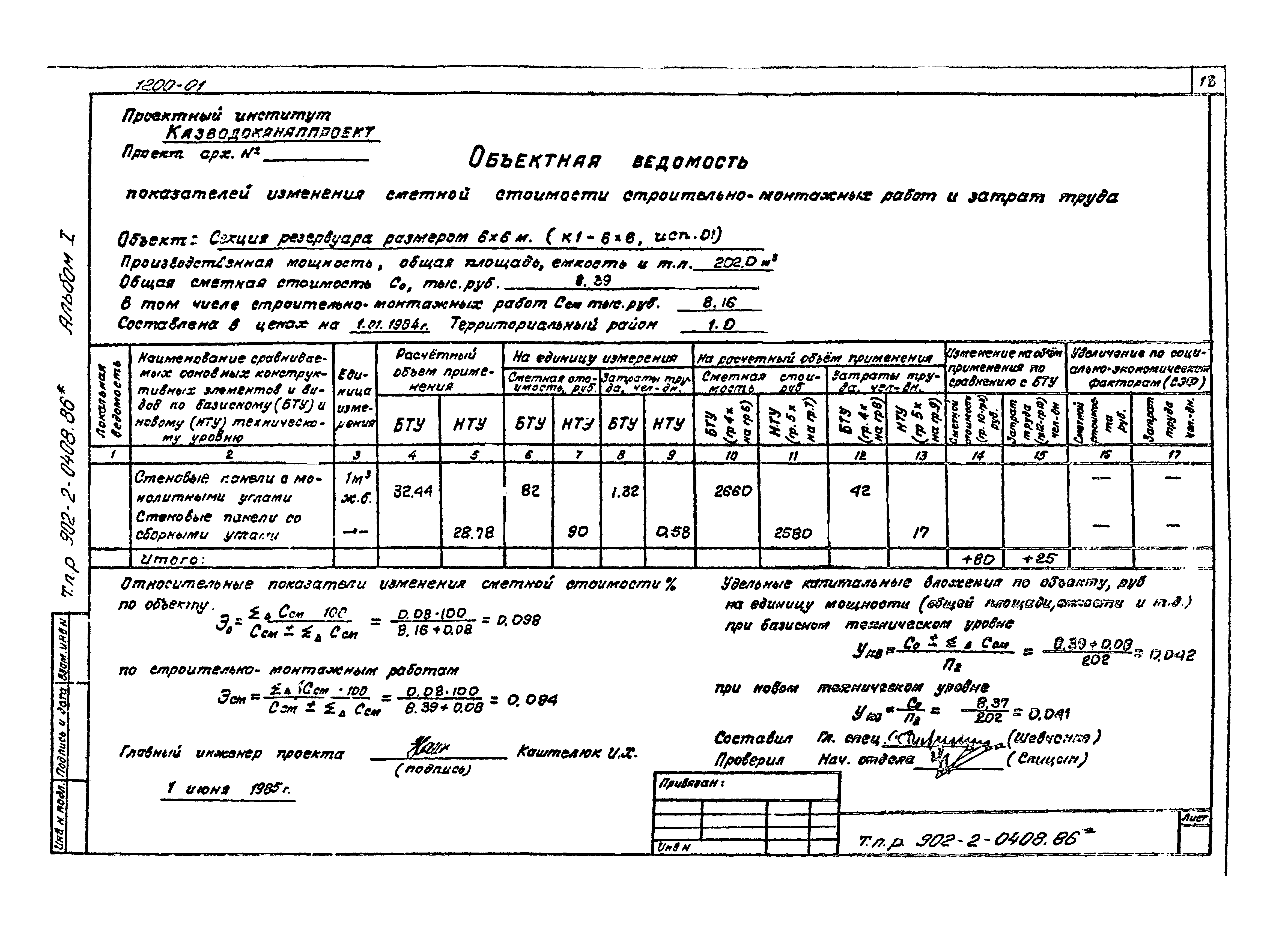 Типовые проектные решения 902-2-0408.86