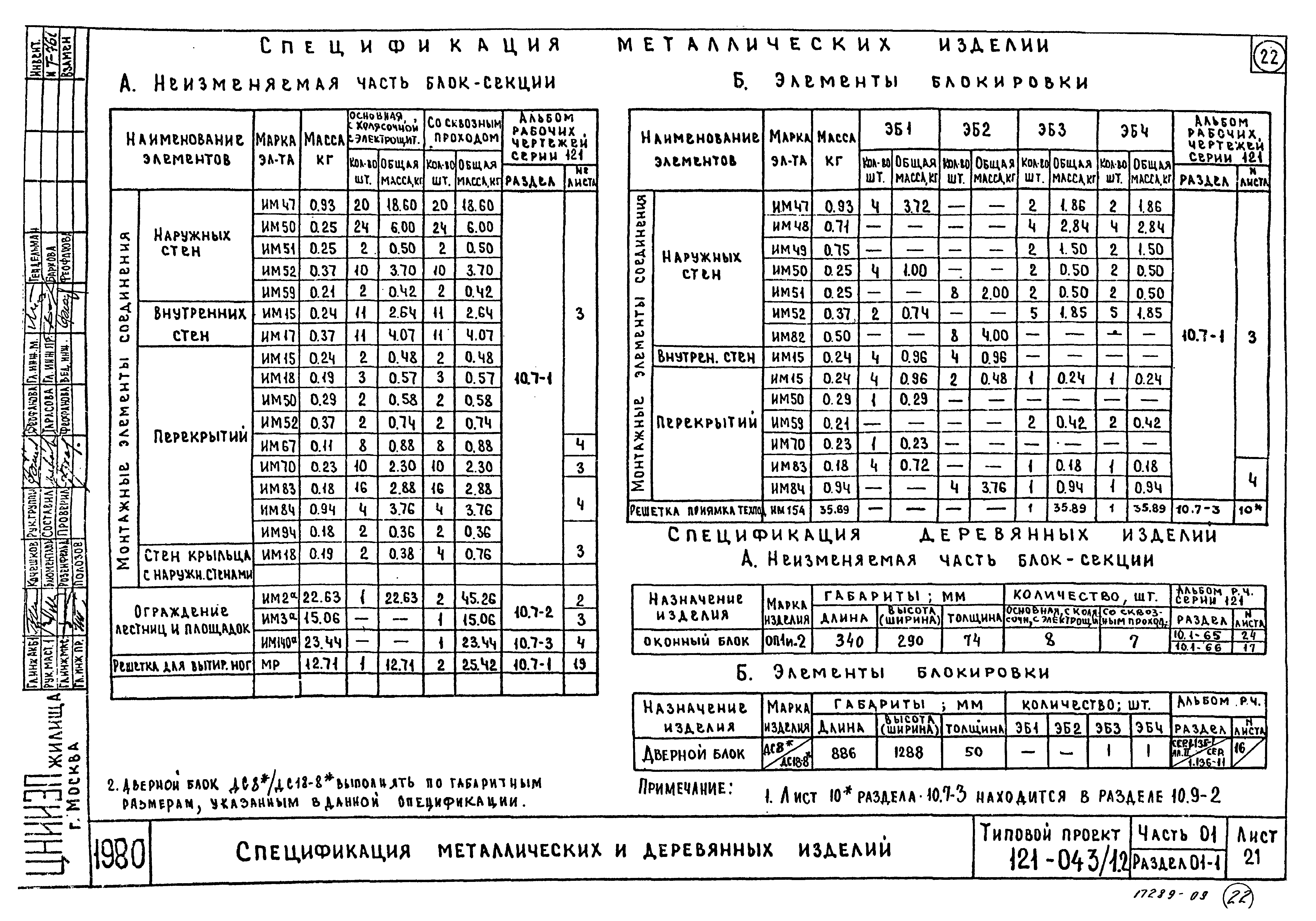 Типовой проект 121-043/1.2